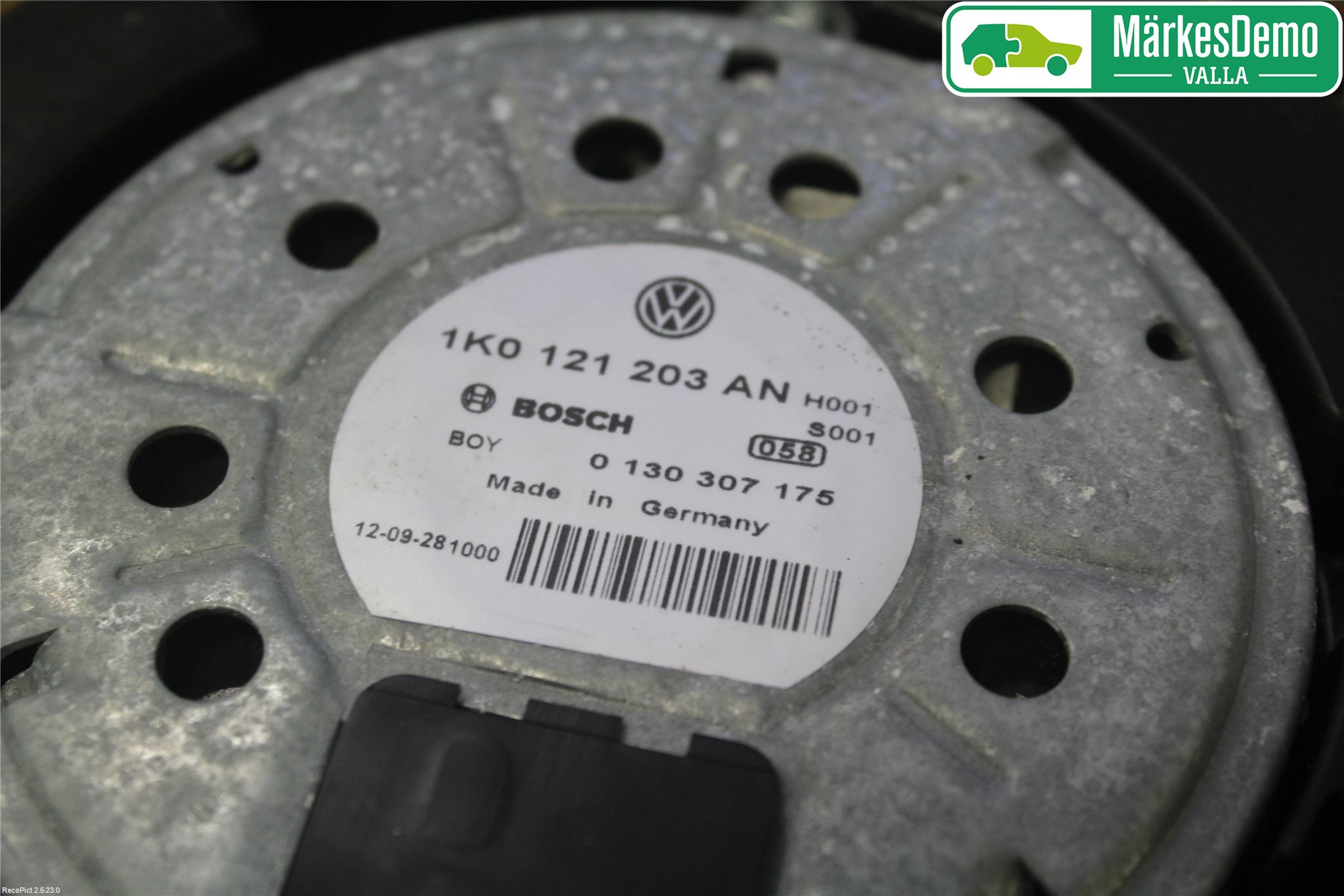 Volkswagen VW GOLF VI 09-13 Kylfläkt El