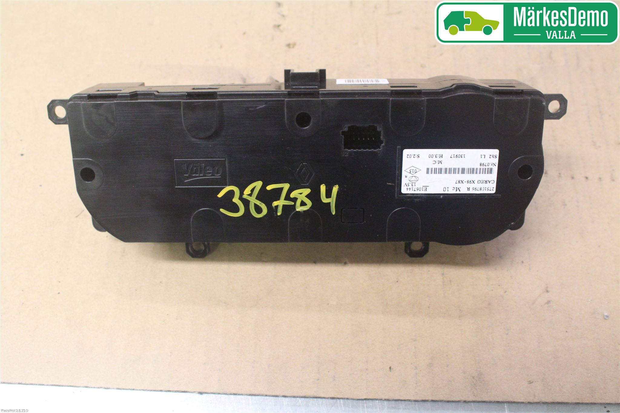 Renault CLIO IV 12-16 Värmereglage