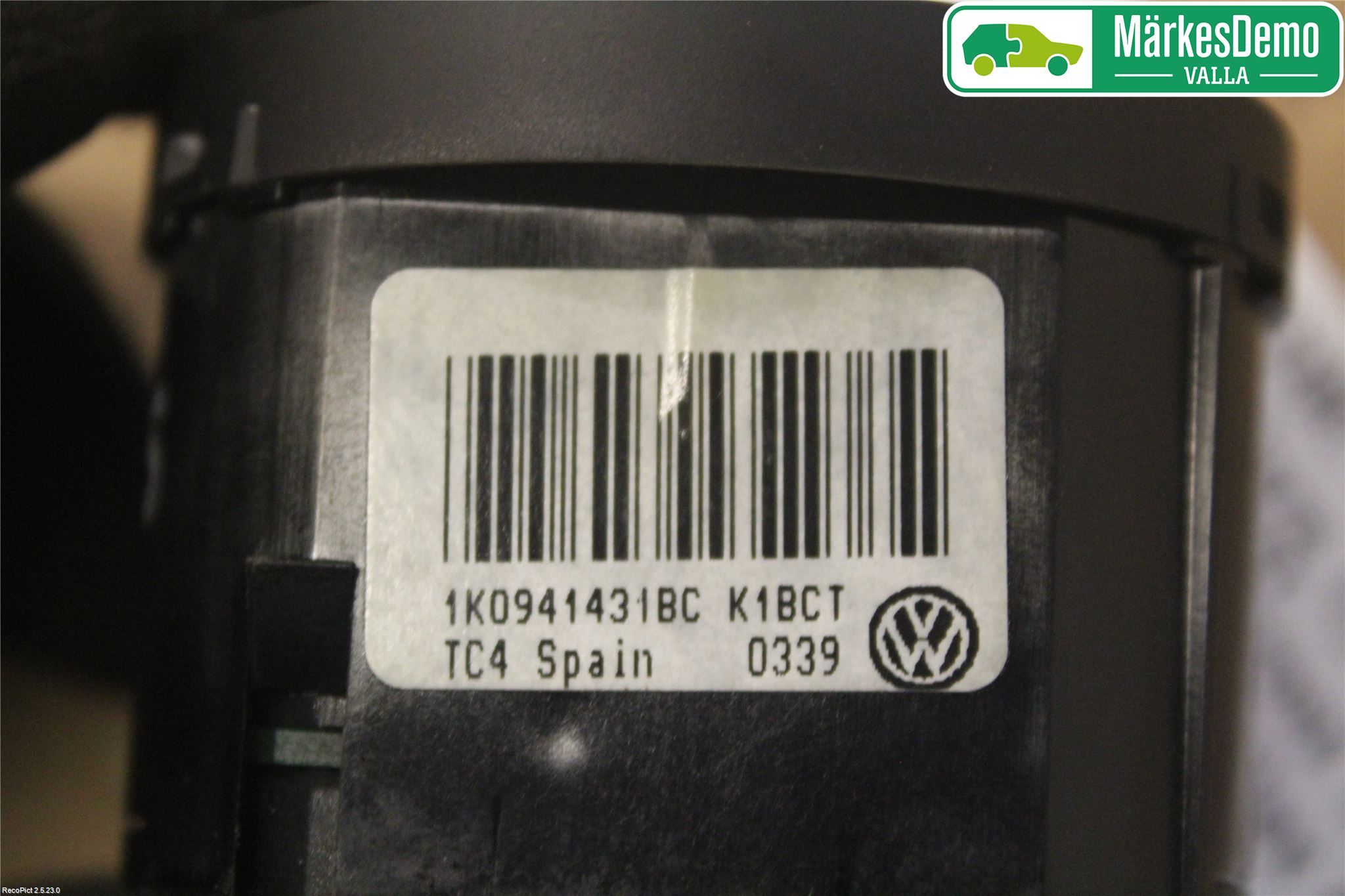 Volkswagen VW GOLF PLUS/CROSS GOLF 04-14 Strömställare Ljus
