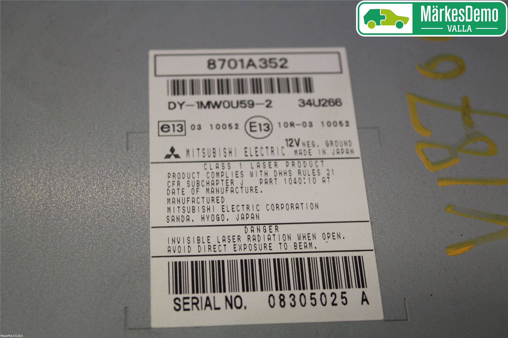 Mitsubishi OUTLANDER 07-12 Cd Radio - Multimediapanel