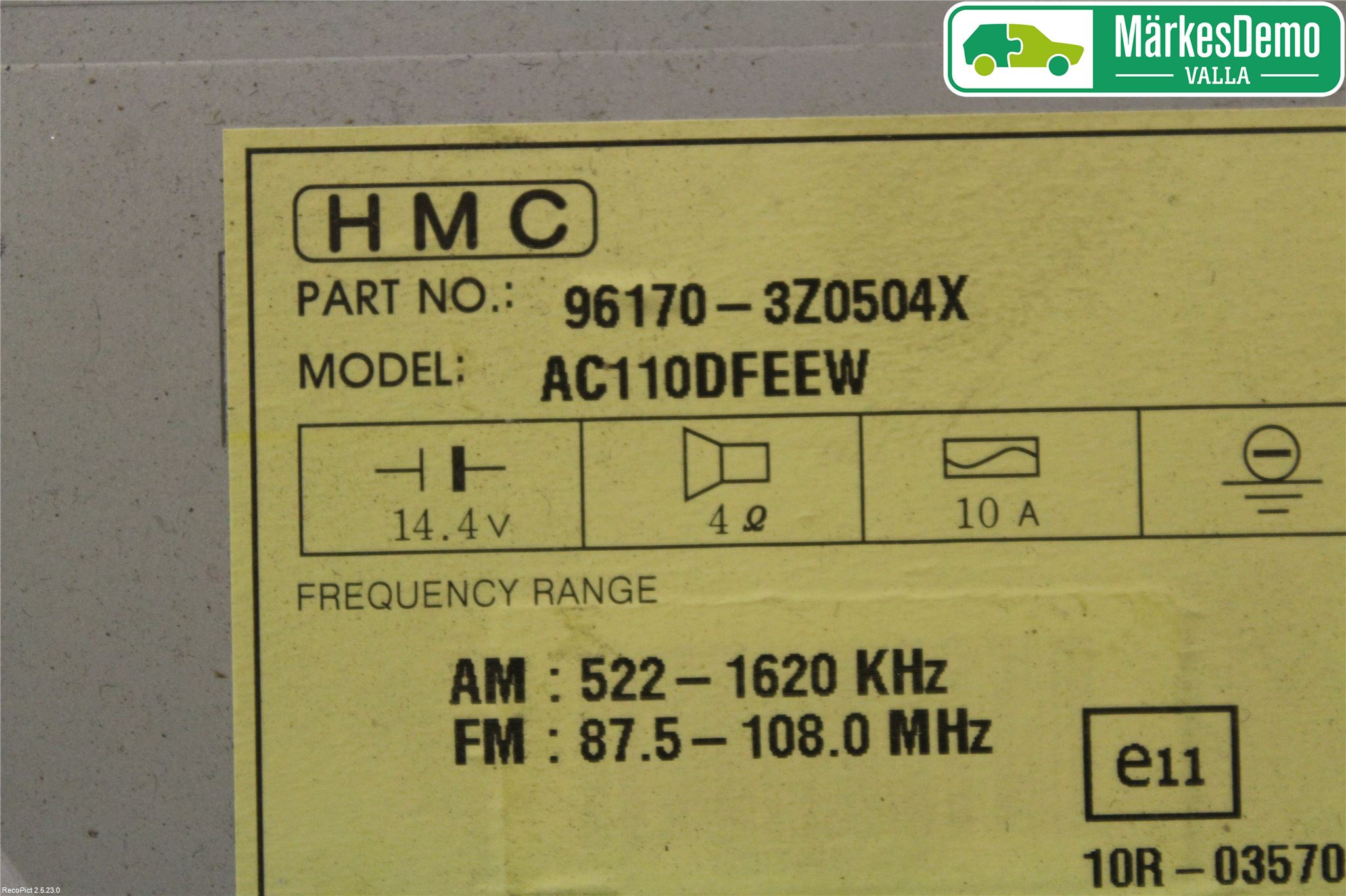 Hyundai i40 08-15 Cd Radio - Multimediapanel