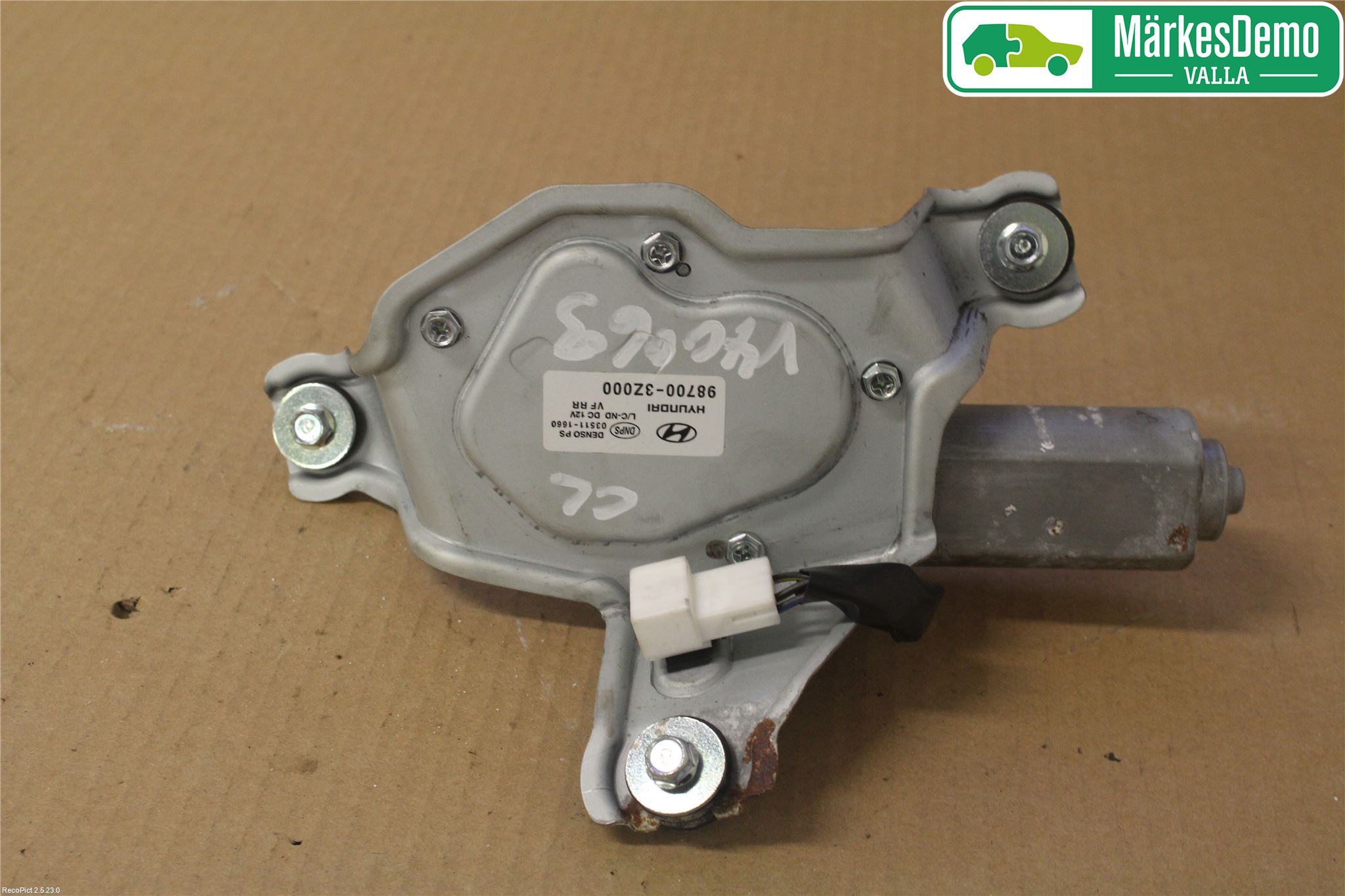 Hyundai i40 08-15 Torkarmotor Baklucka