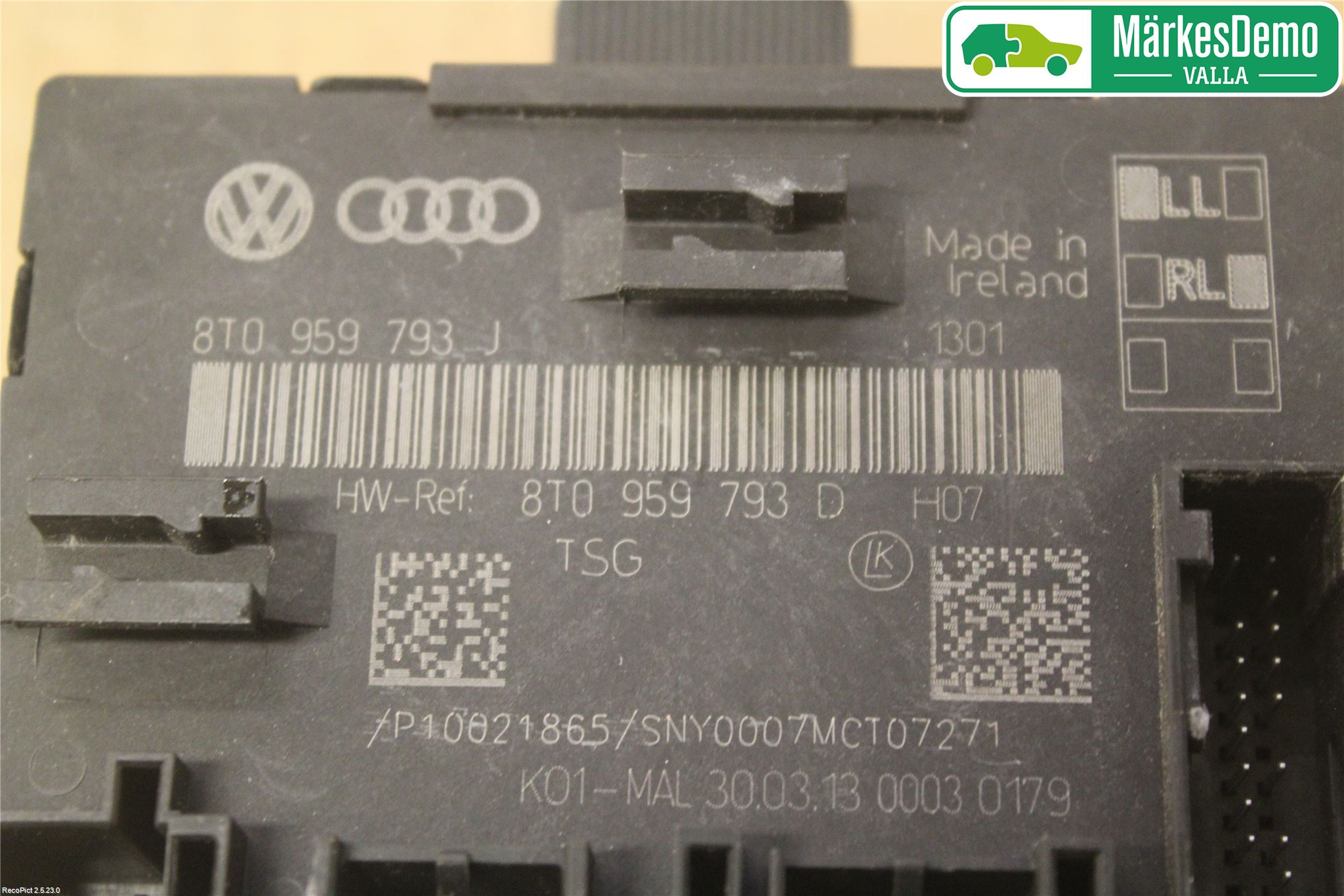 Audi A5 07-16 Styrenhet Dörr