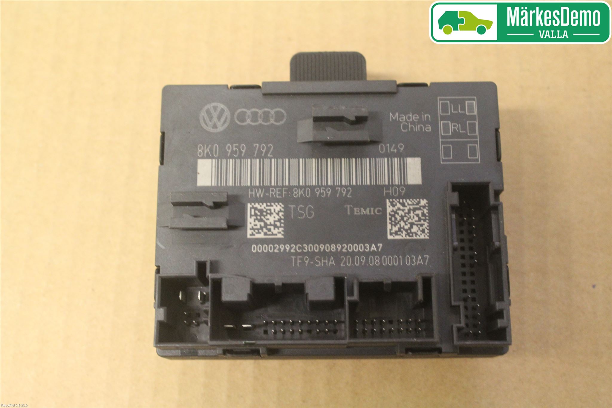 Audi A5 07-16 Styrenhet Dörr