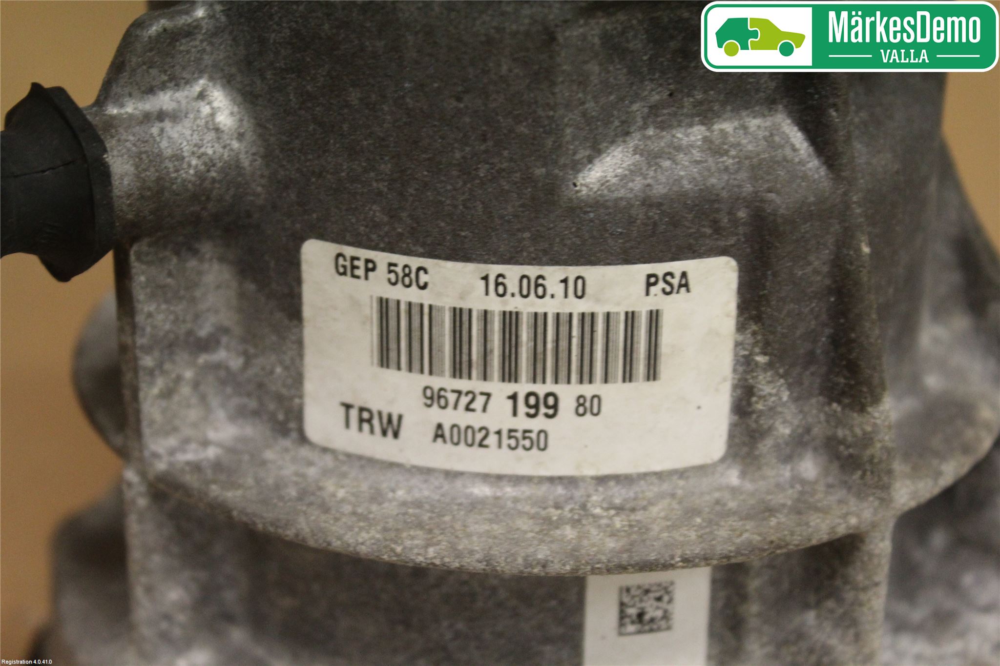 Peugeot 308 08-13 Styrservo Pump Elektrisk