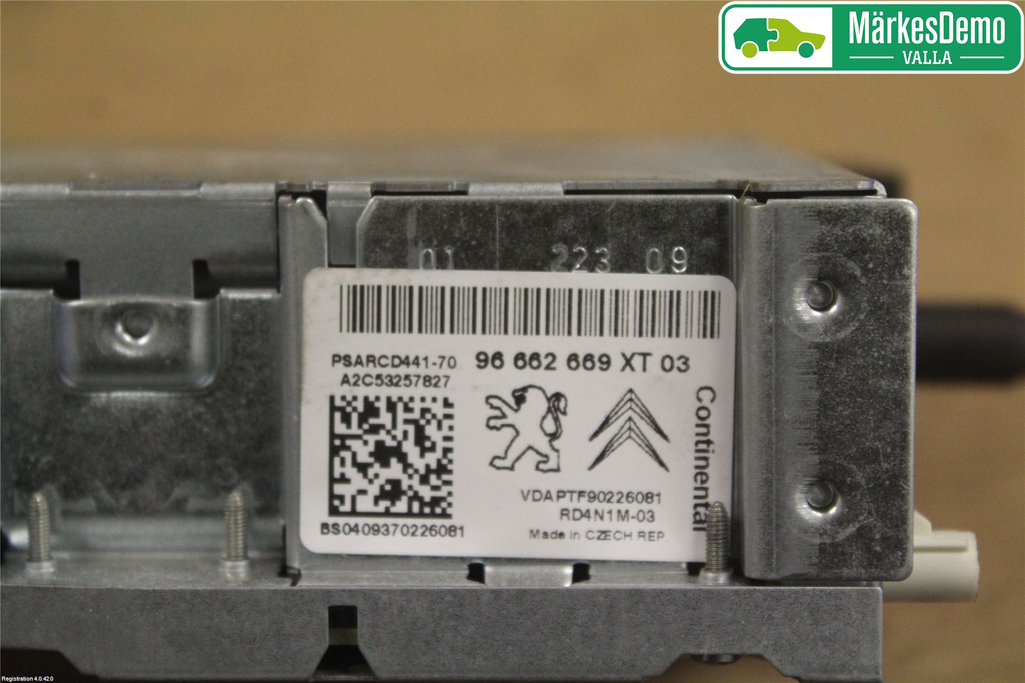 Citroen C3 10-17 Cd Radio - Multimediapanel