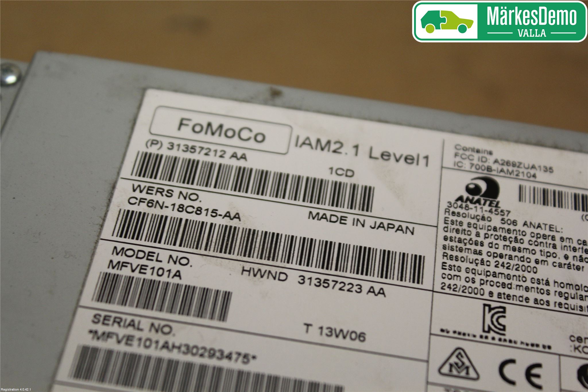 Volvo V70 08-13 Cd Radio - Multimediapanel