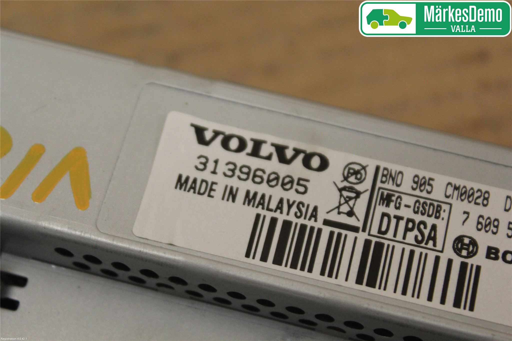 Volvo V70 08-13 Multifunktionsdisplay