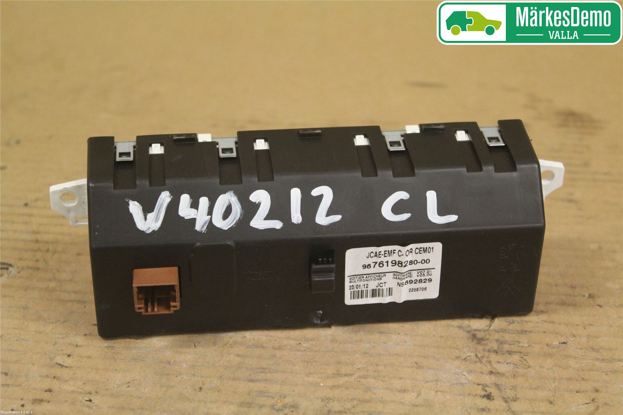 Peugeot 508 11-18 Multifunktionsdisplay