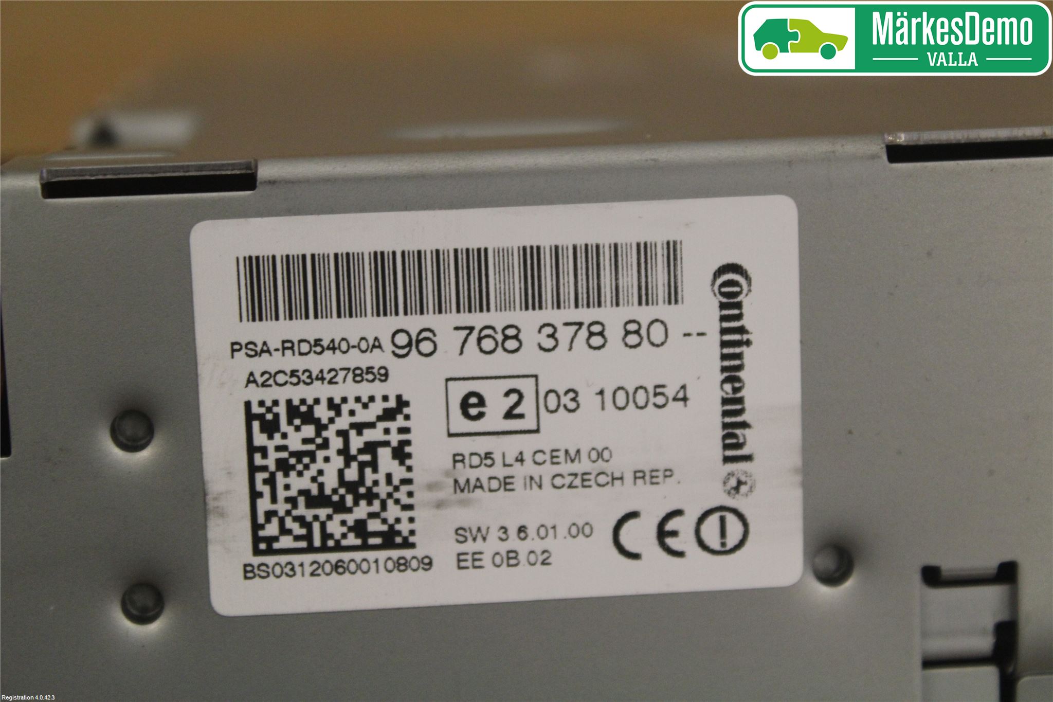 Peugeot 508 11-18 Cd Radio - Multimediapanel