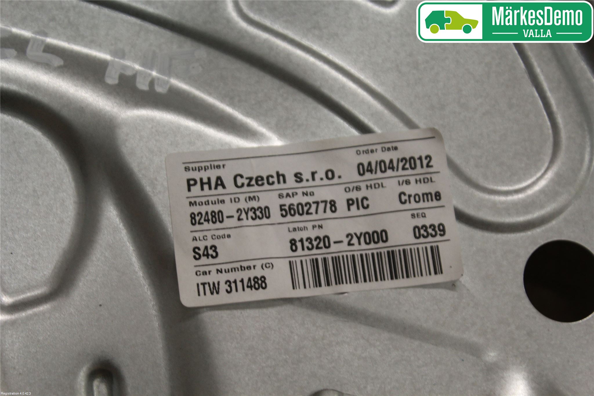 Hyundai ix35 Fönsterhiss El Kompl