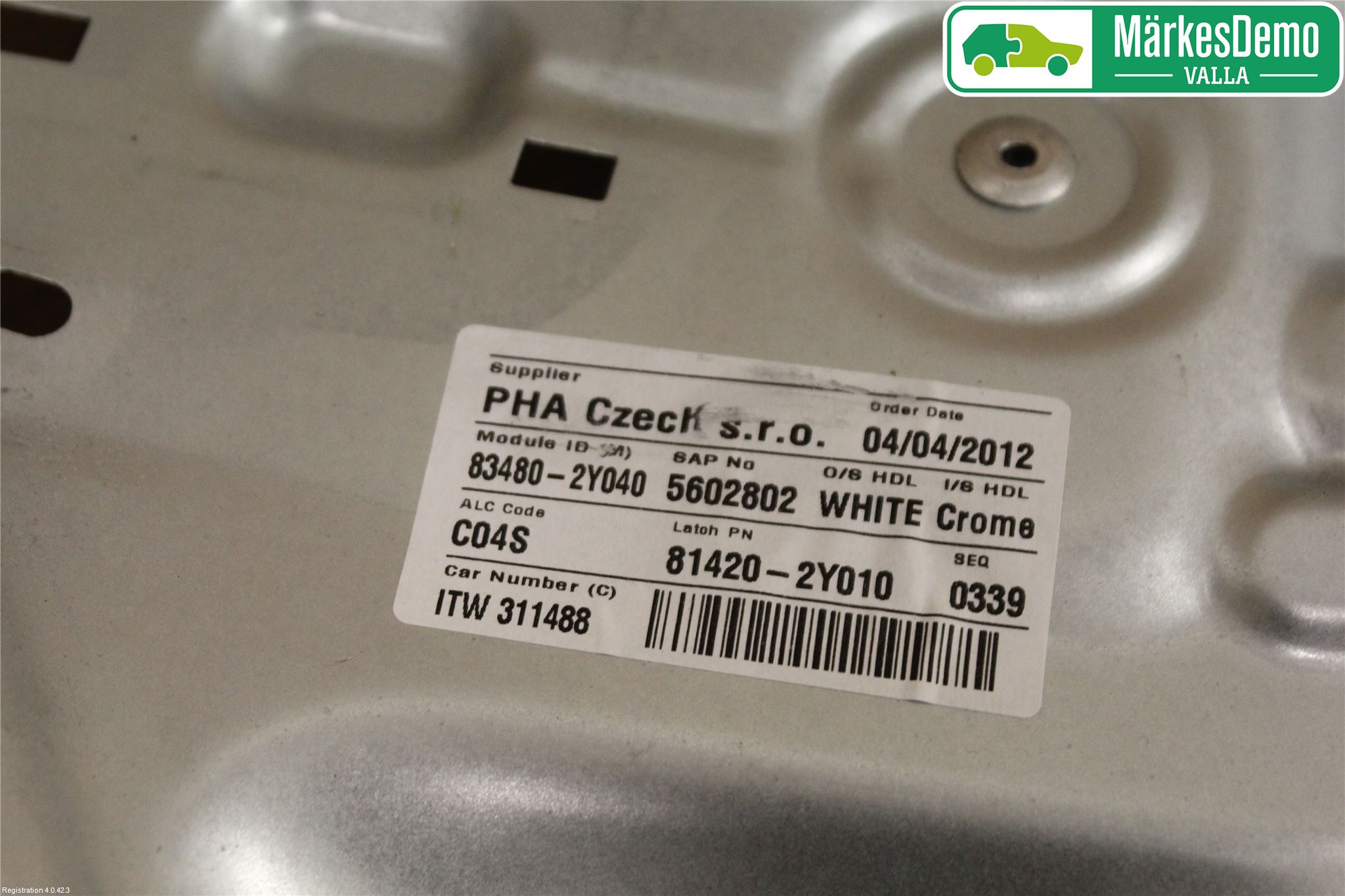 Hyundai ix35 Fönsterhiss El Kompl