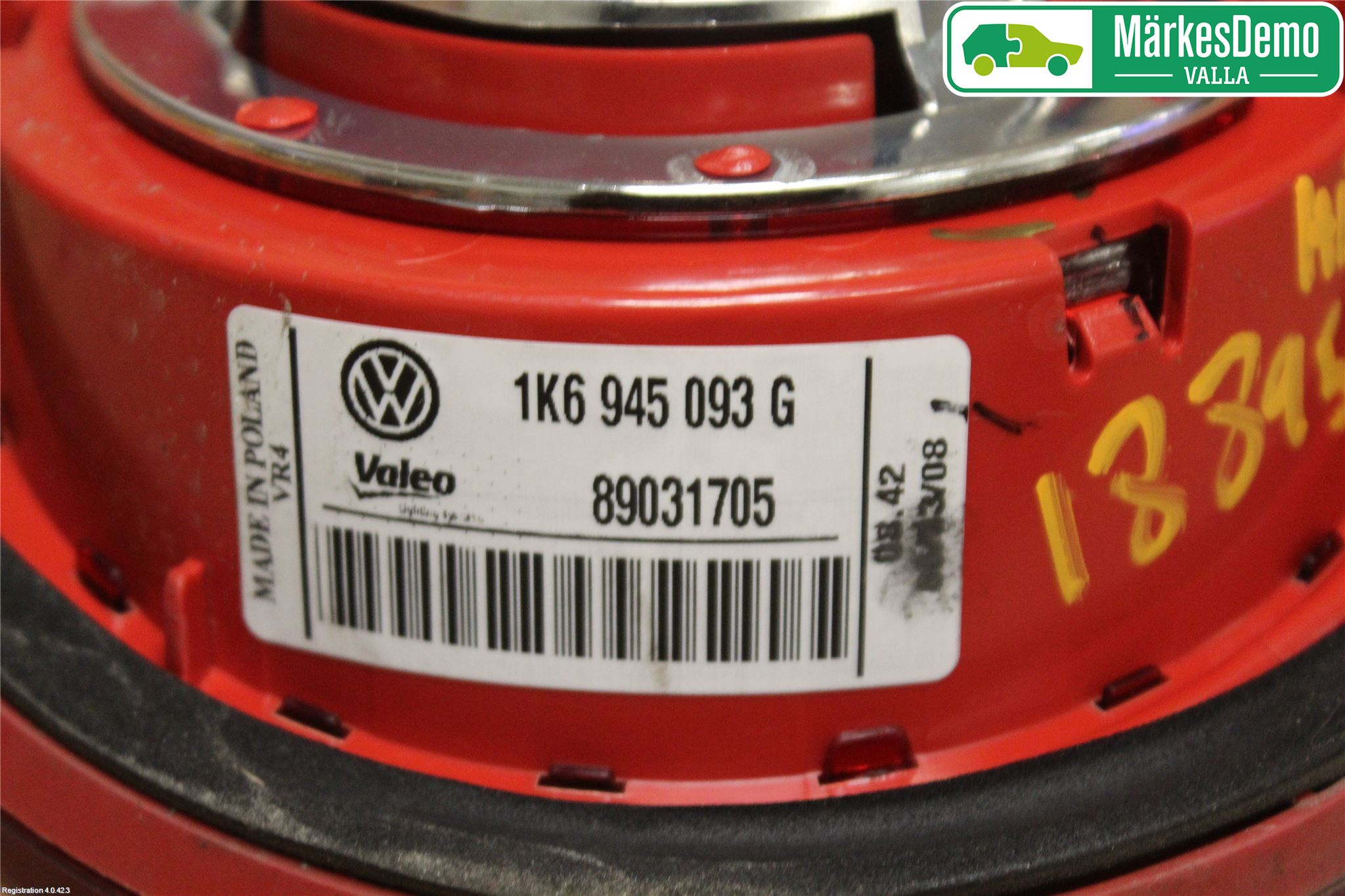Volkswagen VW GOLF V 04-09 Bakljus Lucka Vä
