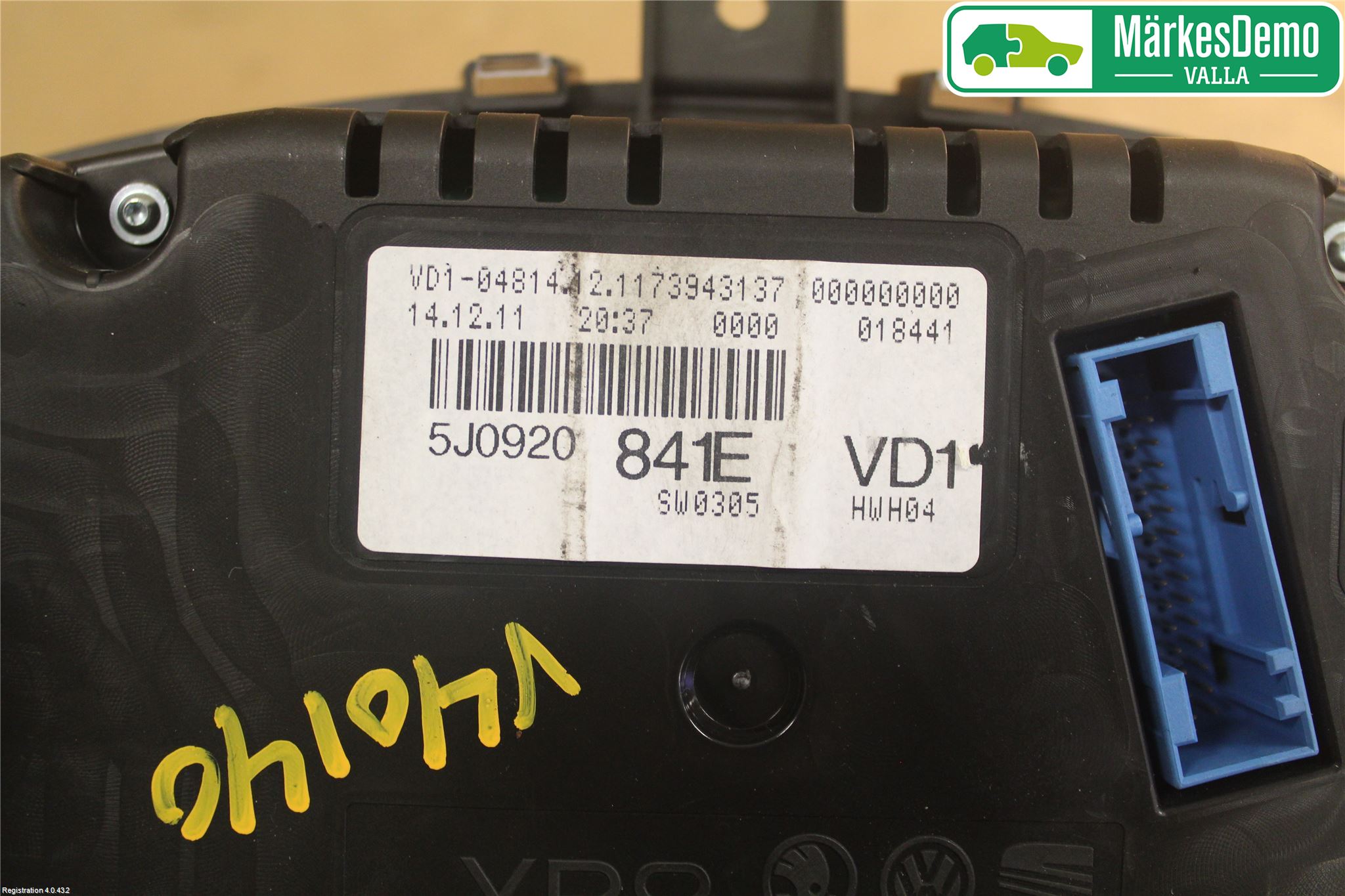 Skoda FABIA 07-14 Instrument Komb