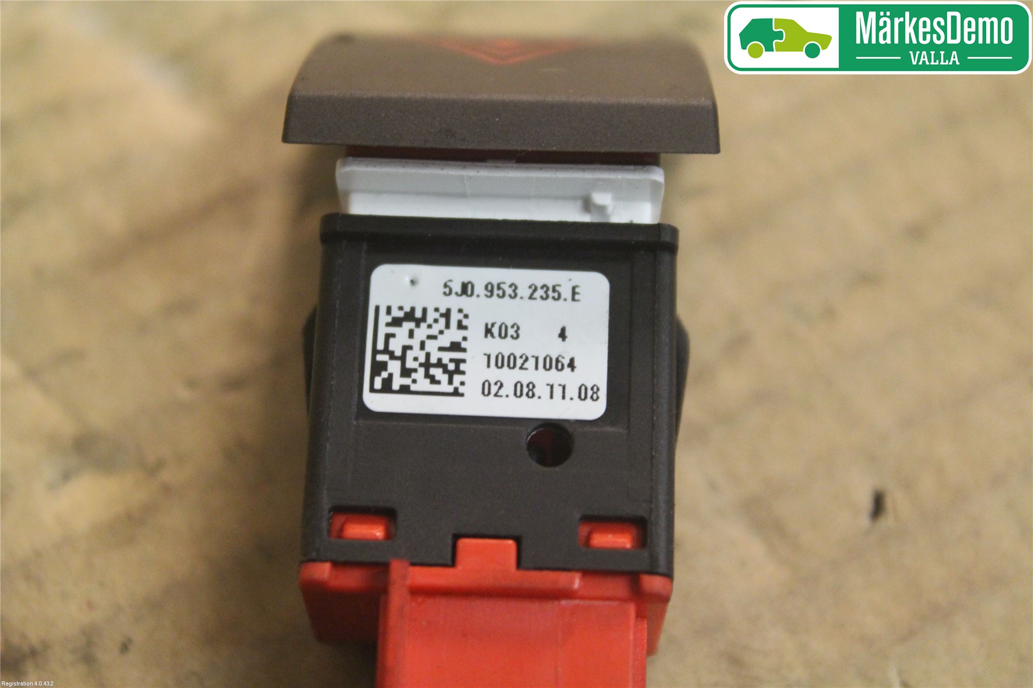 Skoda FABIA 07-14 Strömställare Varnings