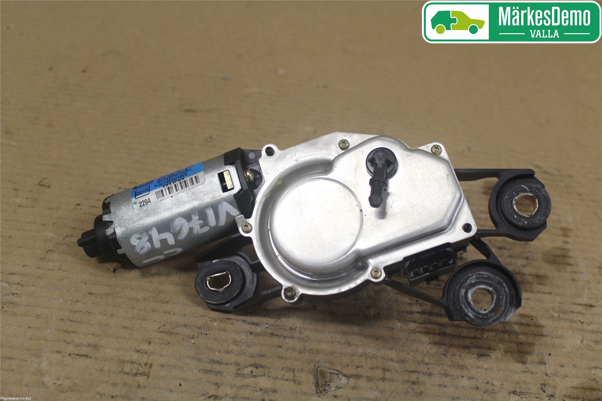 Seat ALTEA Torkarmekanism Bakruta