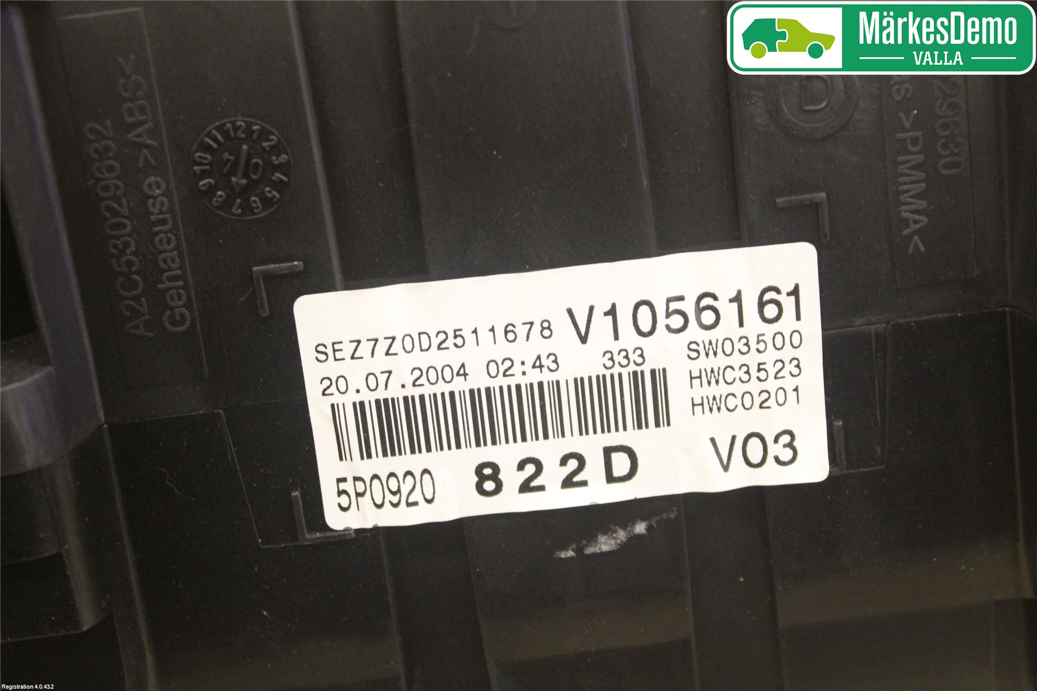 Seat ALTEA Instrument Komb