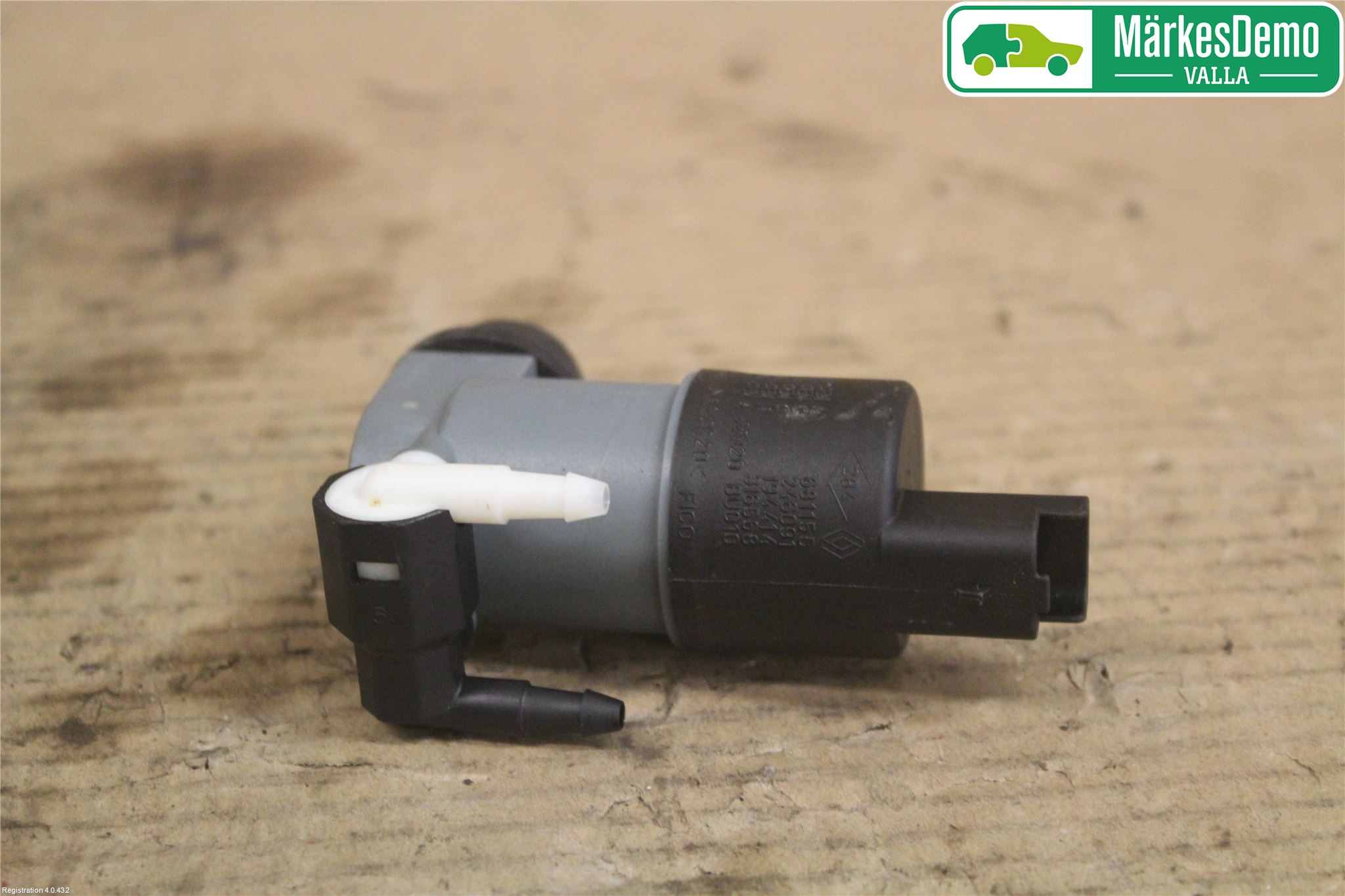 Nissan QASHQAI 10-14 Spolarpump Vindruta