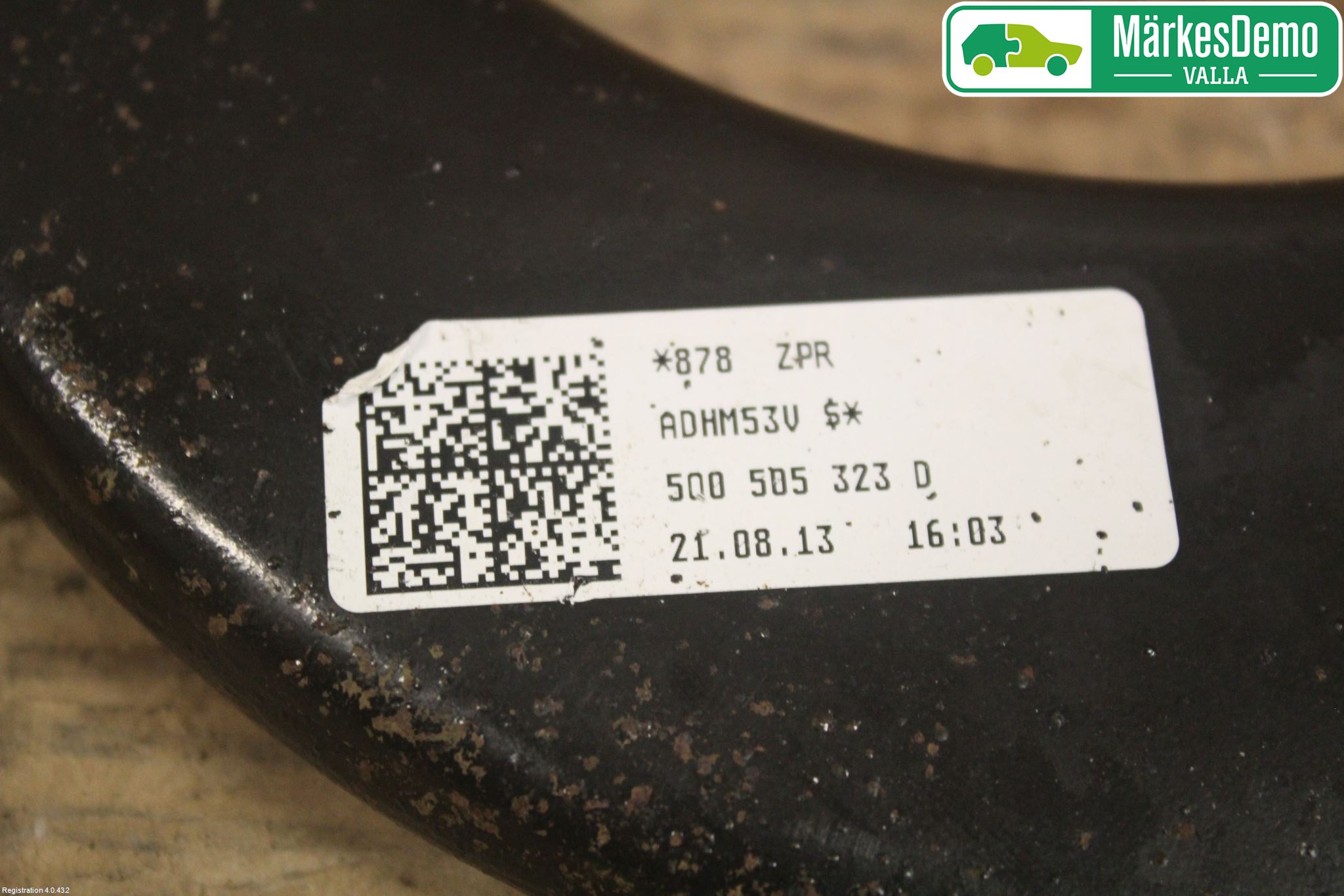 Volkswagen VW PASSAT 11-14 Bärarm Bak Övre Höger