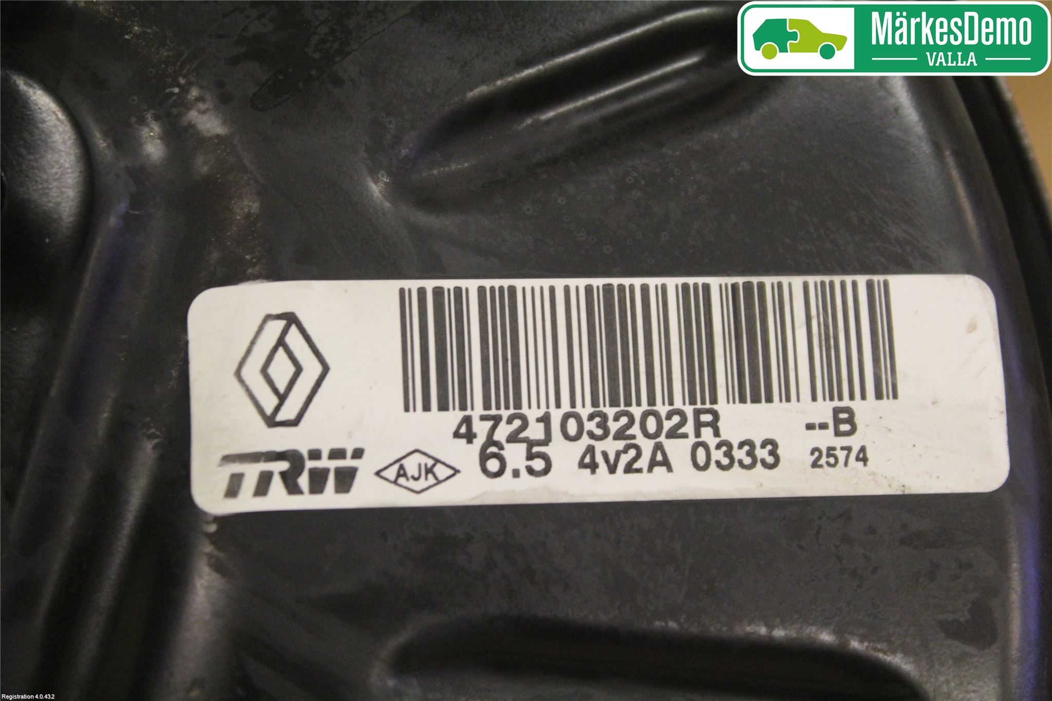 Renault CLIO IV 12-16 Bromsservo