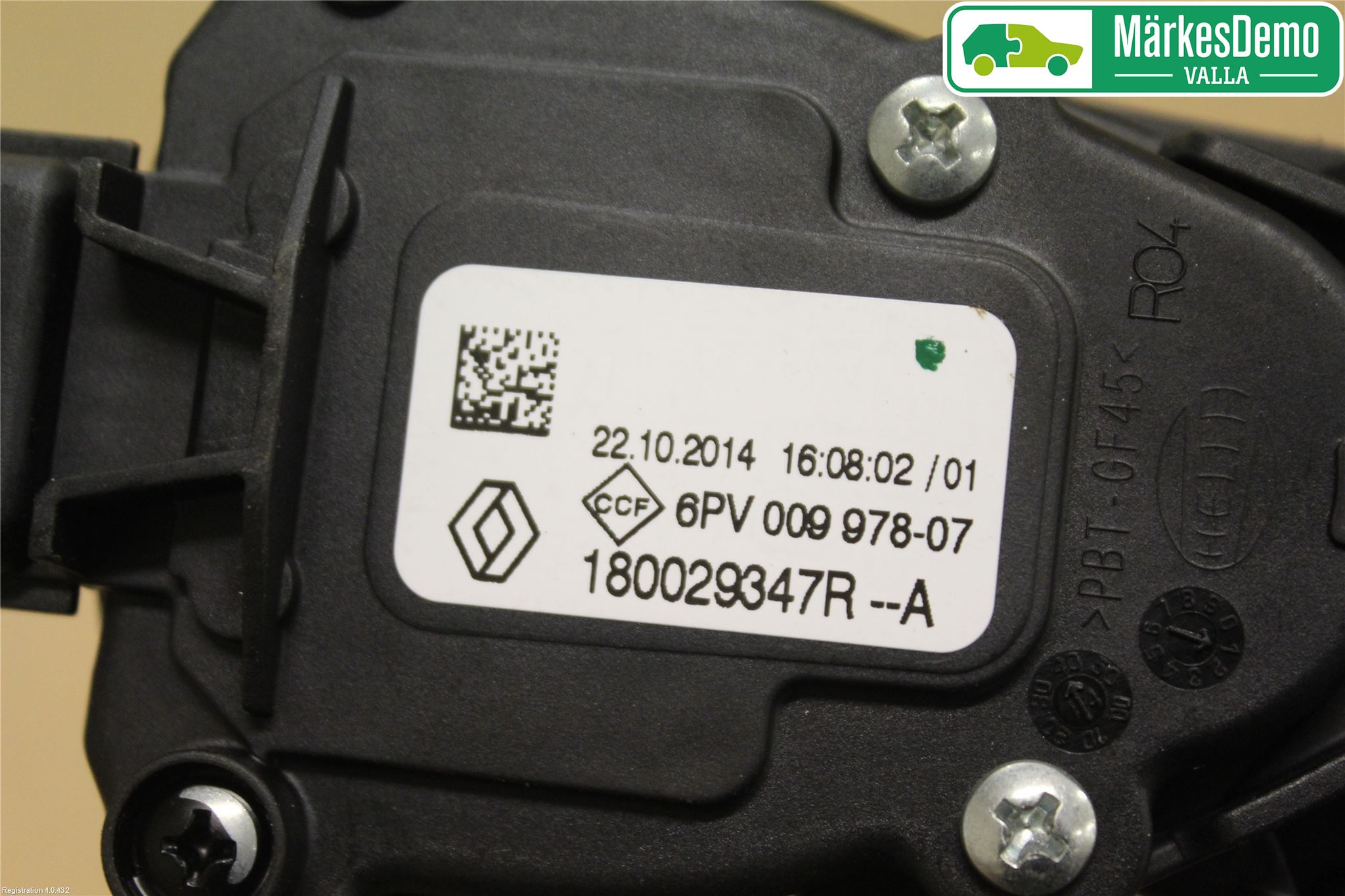 Renault CLIO IV 12-16 Gaspedal
