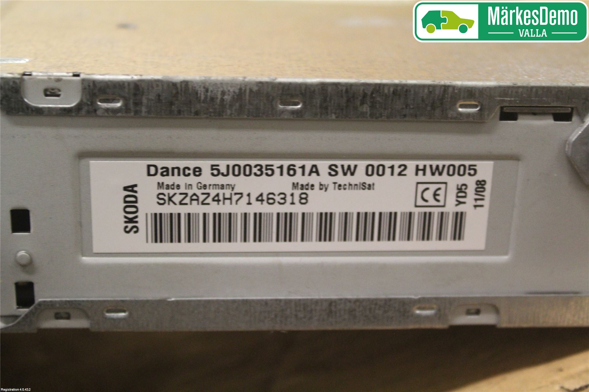 Skoda FABIA 07-14 Cd Radio - Multimediapanel