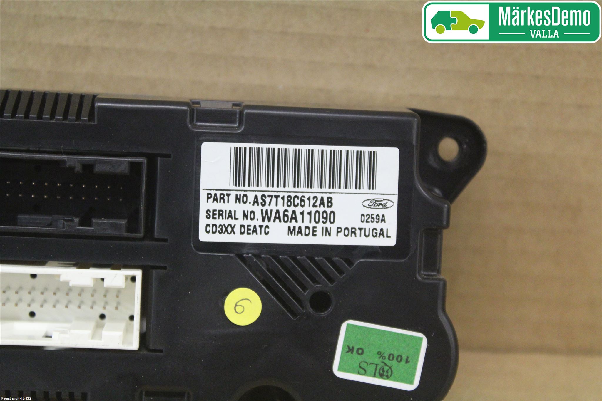 Ford MONDEO 07-15 Värmereglage