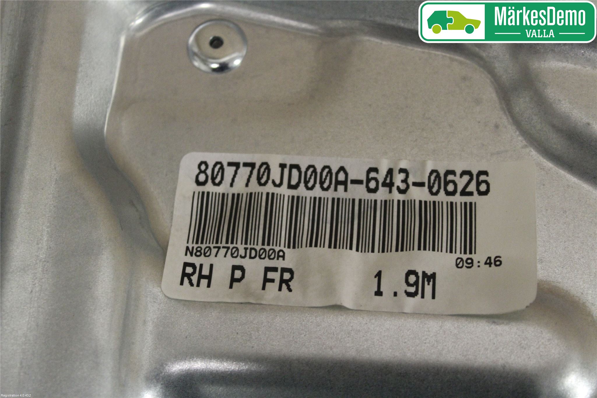 Nissan QASHQAI 10-14 Fönsterhiss El Kompl
