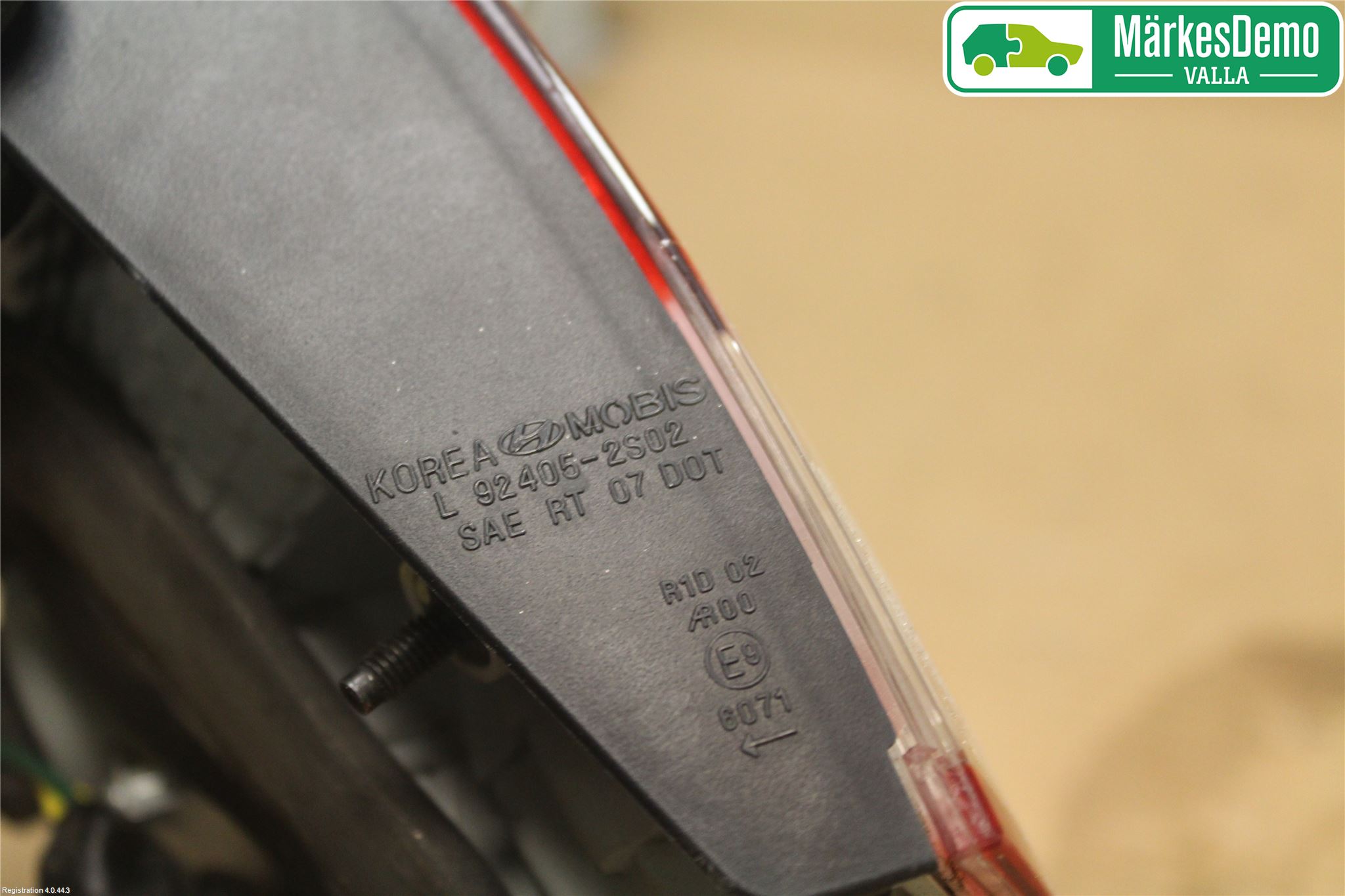 Hyundai ix35 Bakljus Lucka Vä