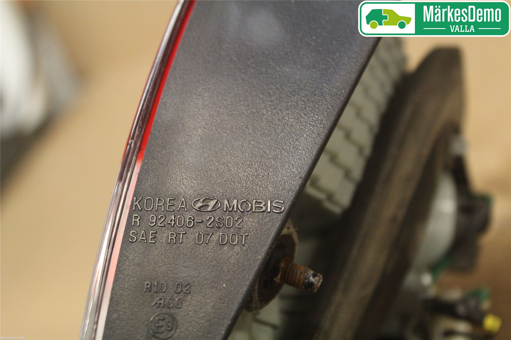 Hyundai ix35 Bakljus Lucka Hö