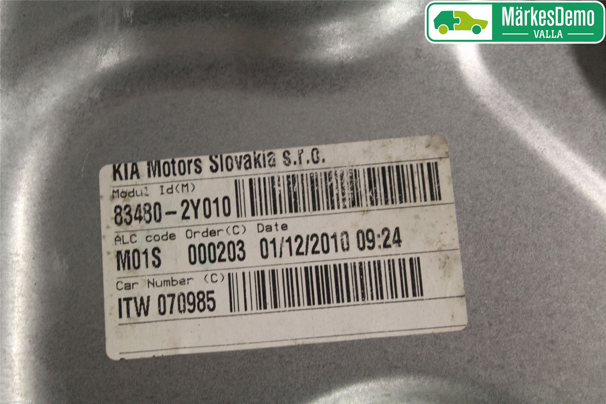 Hyundai ix35 Fönsterhiss El Kompl