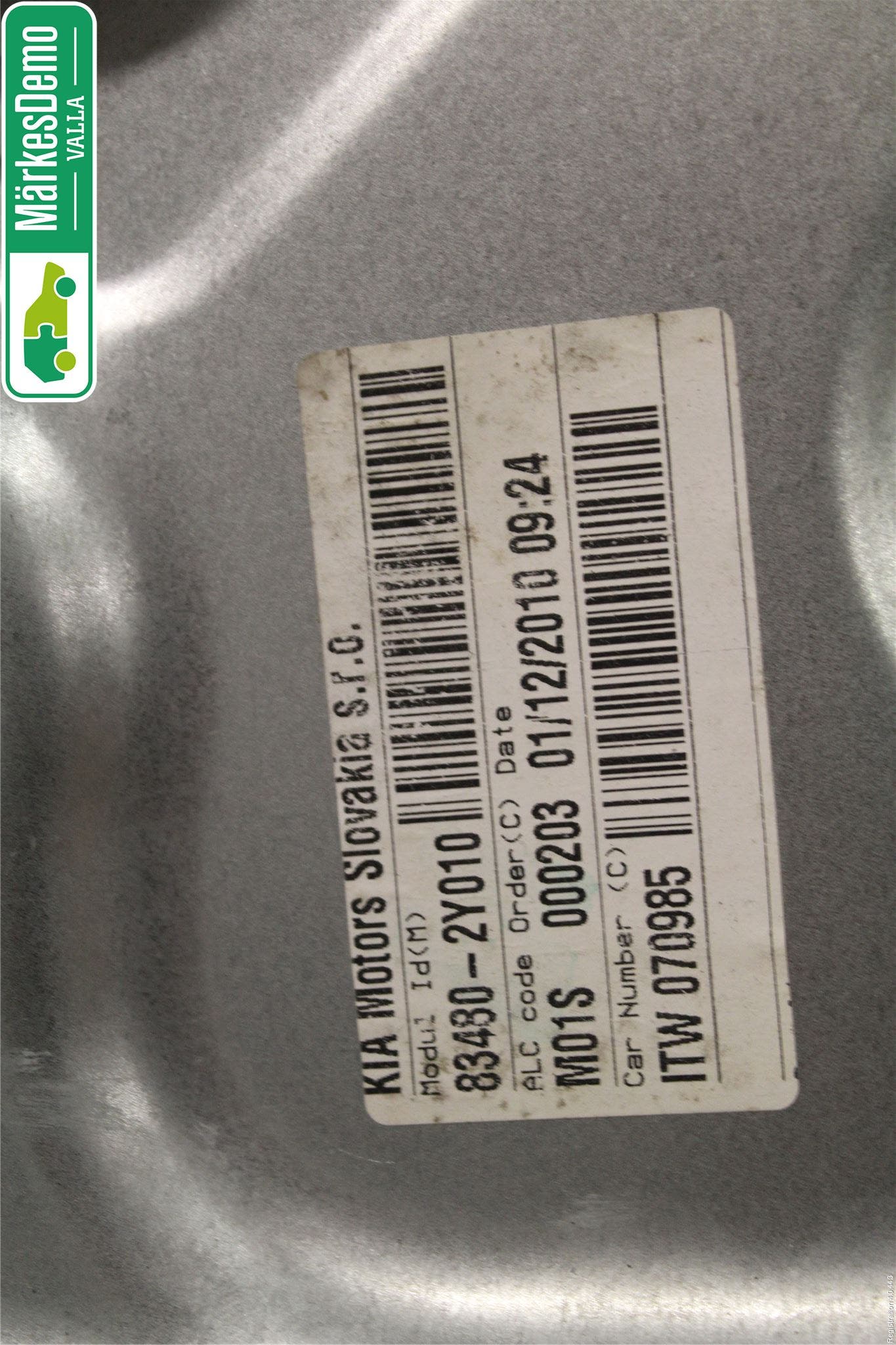 Hyundai ix35 Fönsterhiss El Kompl