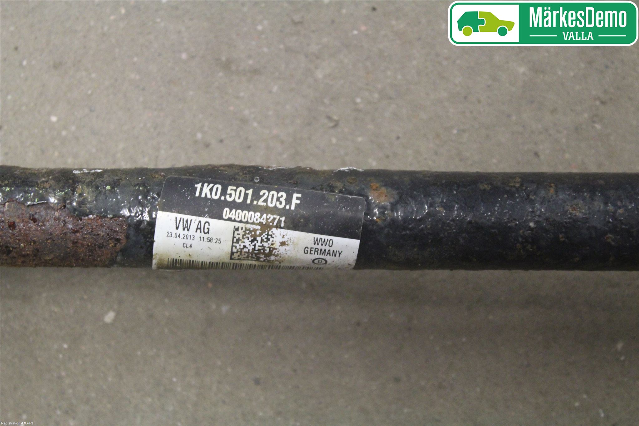 Volkswagen VW PASSAT 11-14 Drivaxel Bak Vänster