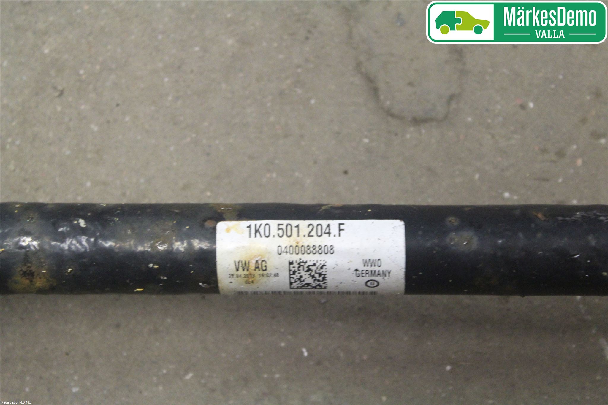 Volkswagen VW PASSAT 11-14 Drivaxel Bak Höger