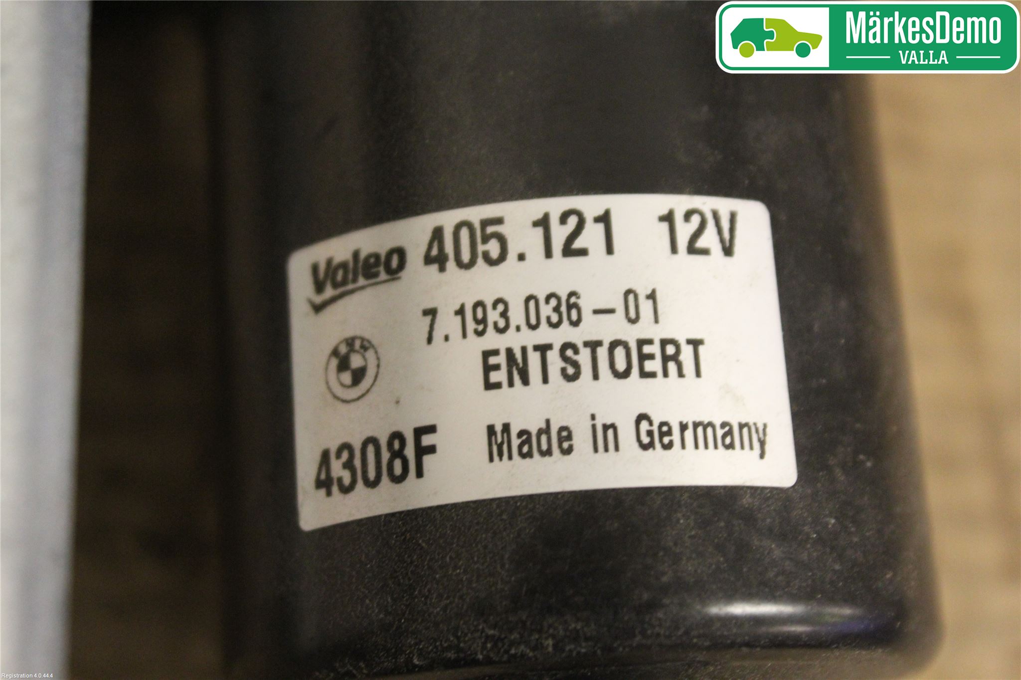 BMW 1 E87/81 5D/3D 03-11 Torkarmekanism Vindruta