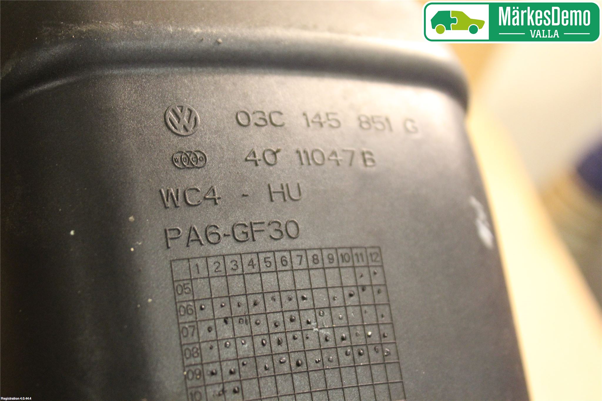 Volkswagen VW PASSAT 05-11 Laddluft-Intercoolerrör