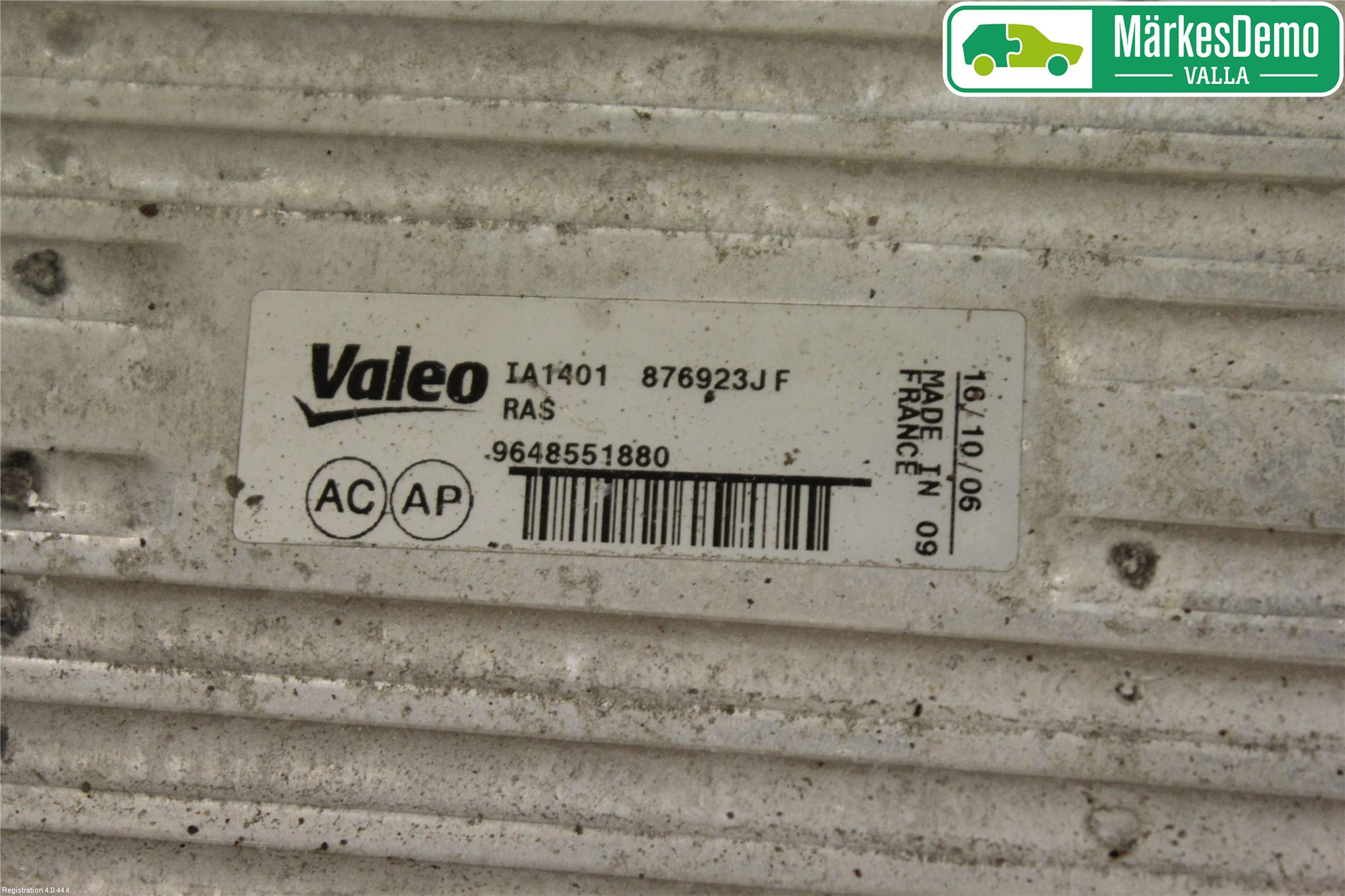 Peugeot 307     05-08 Laddluft-Intercooler Kyl