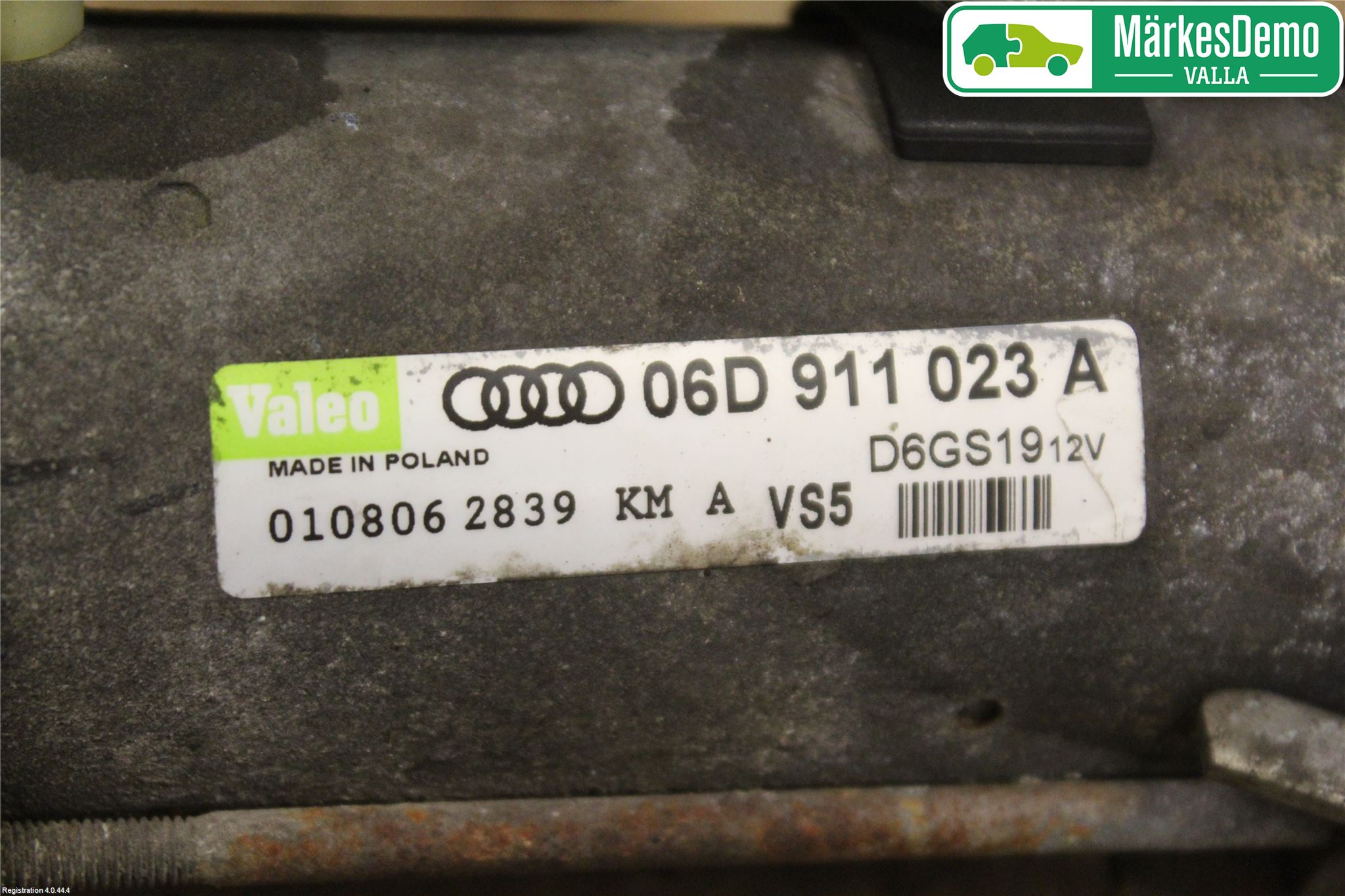 Audi A4/S4 05-07 Startmotor