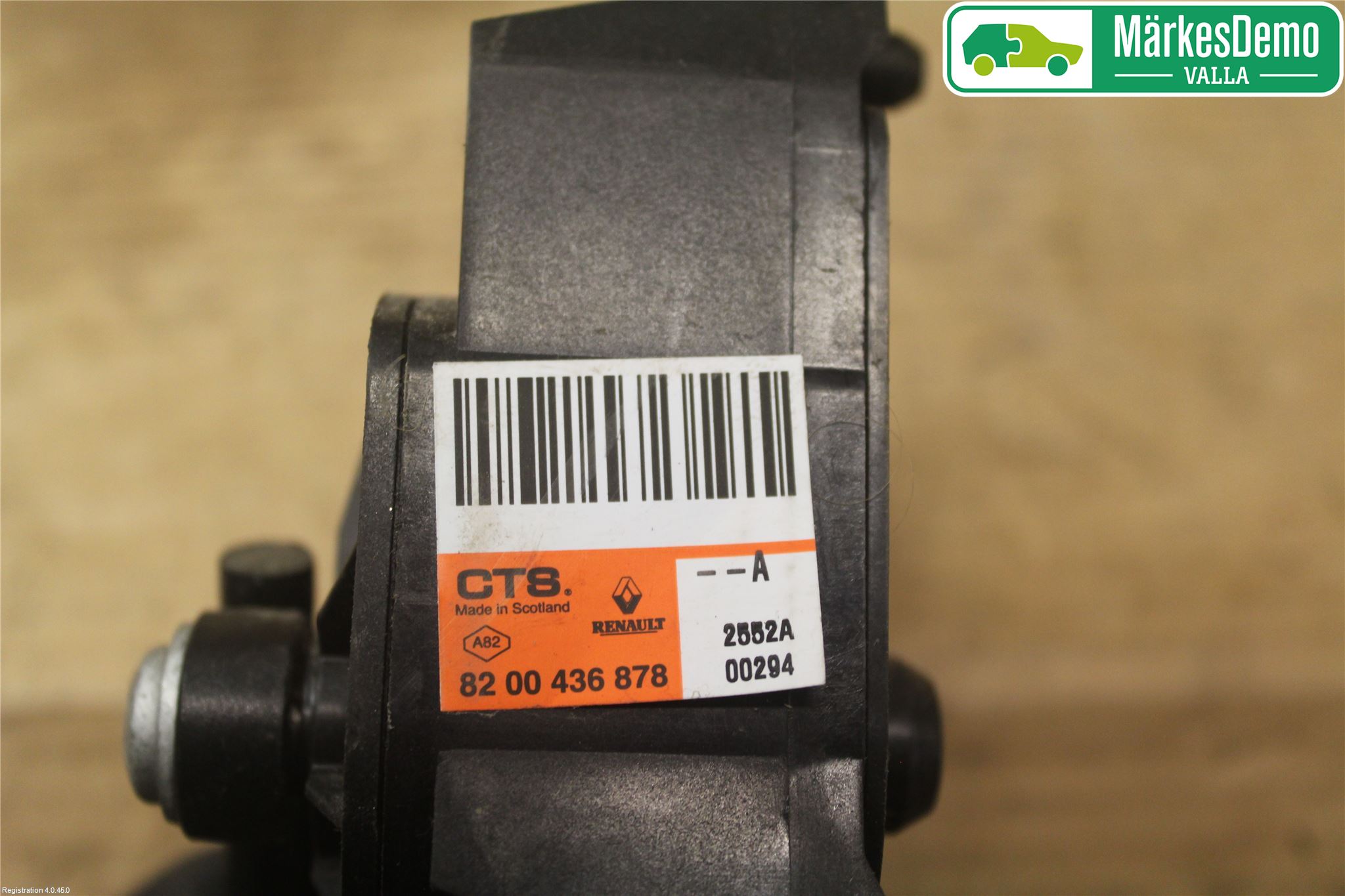 Renault KANGOO II 08-14 Gaspedal