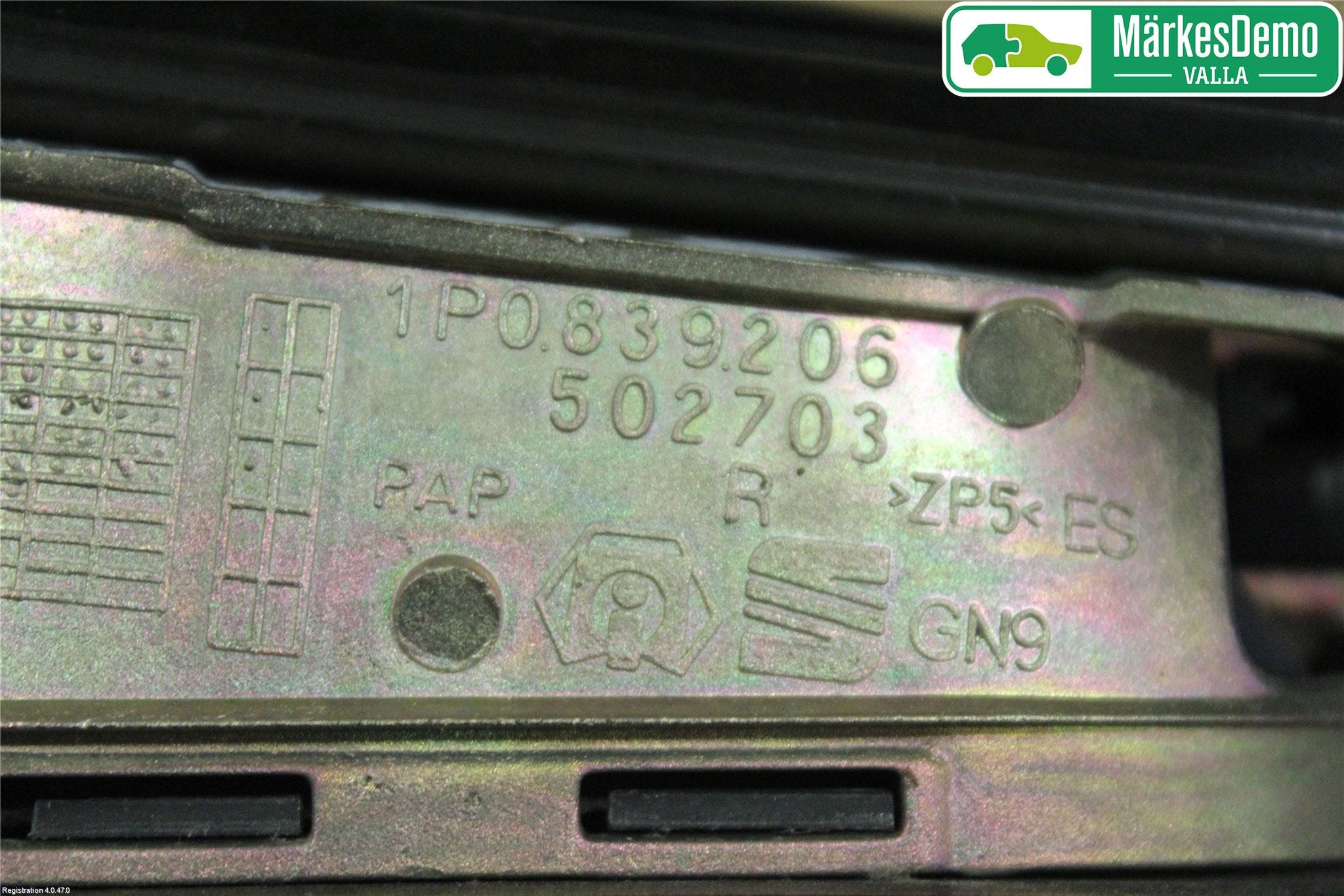 Seat LEON 06-12 Dörrhandtag Yttre Hö