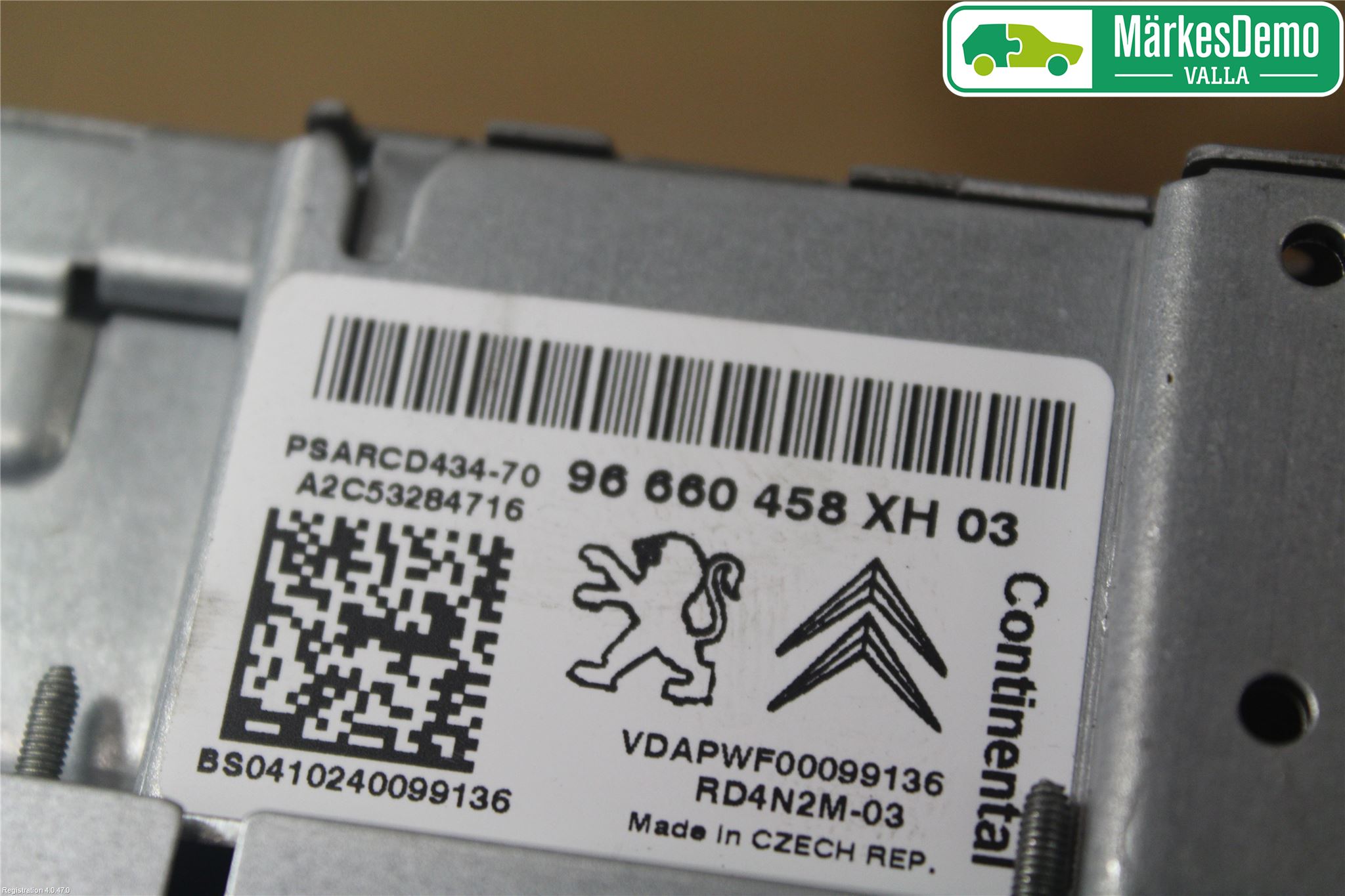 Peugeot 308 08-13 Cd Radio - Multimediapanel