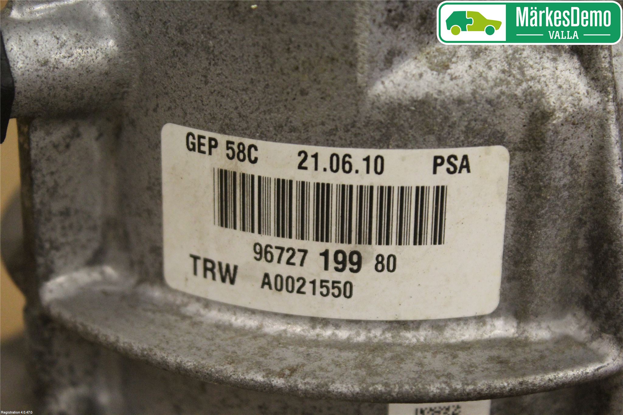 Peugeot 308 08-13 Styrservo Pump Elektrisk