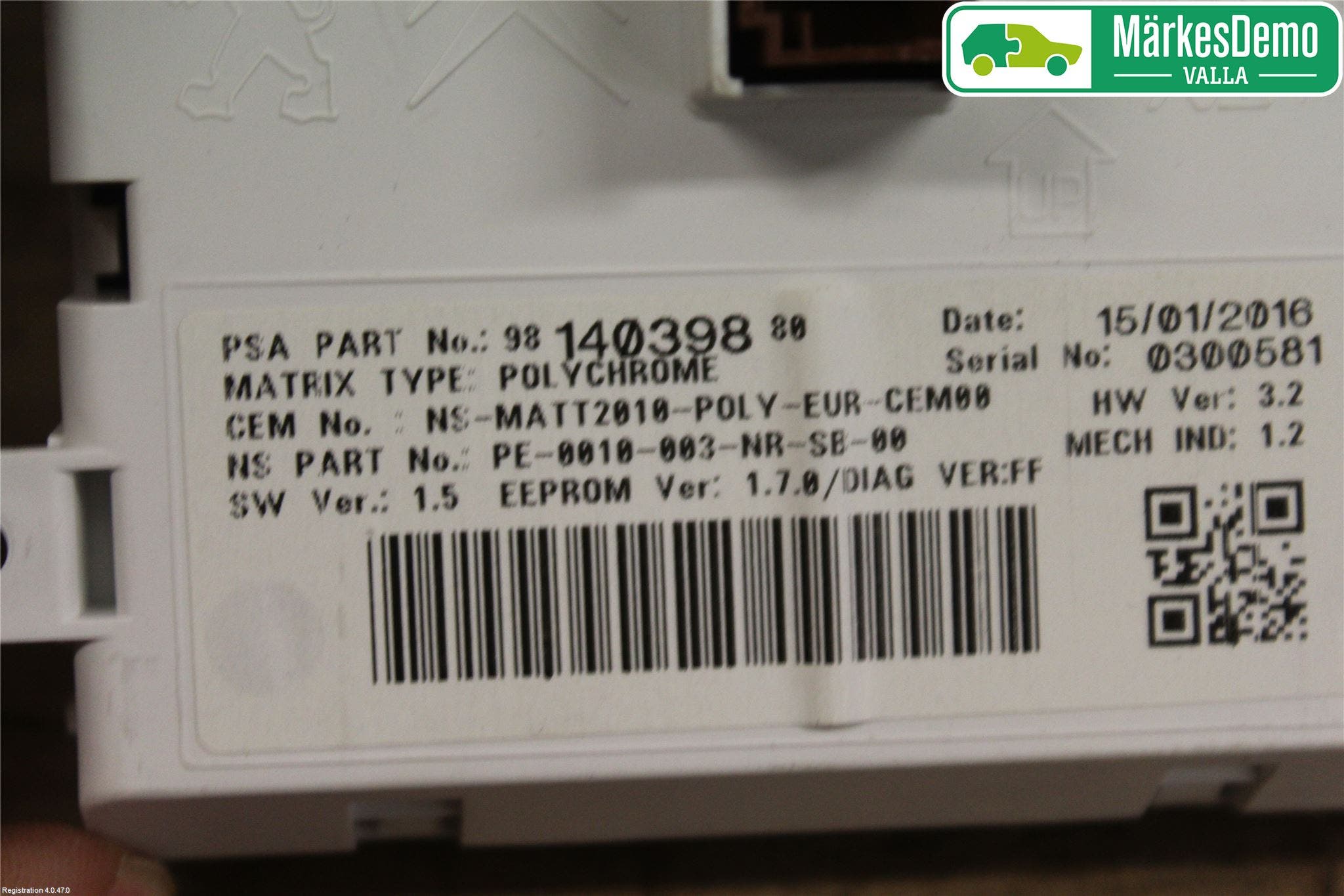 Peugeot 508 11-18 Färddator