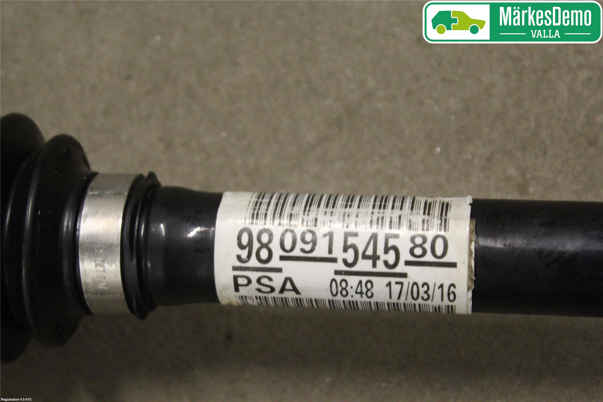 Peugeot 508 11-18 Drivaxel Fram Vänster