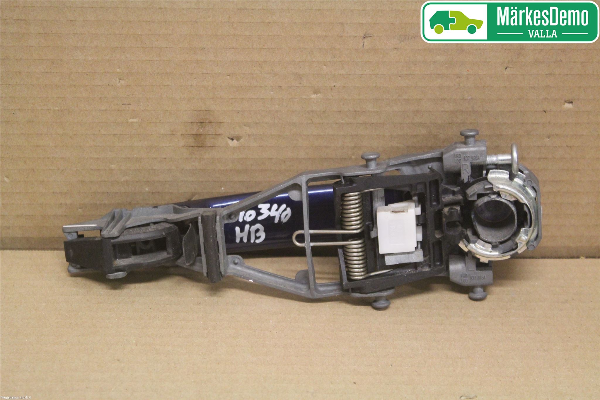 Volkswagen VW GOLF V 04-09 Dörrhandtag Yttre Hö