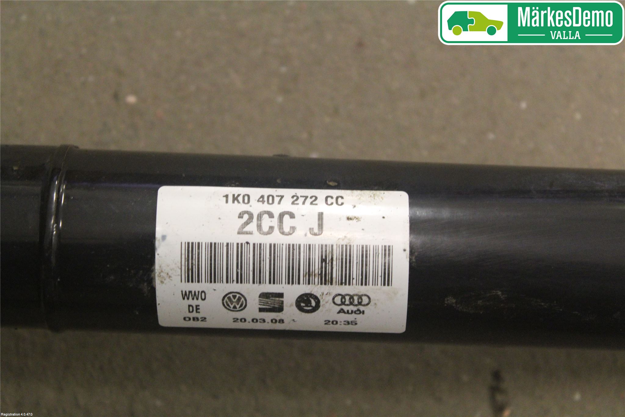 Volkswagen VW GOLF V 04-09 Drivaxel Fram Höger
