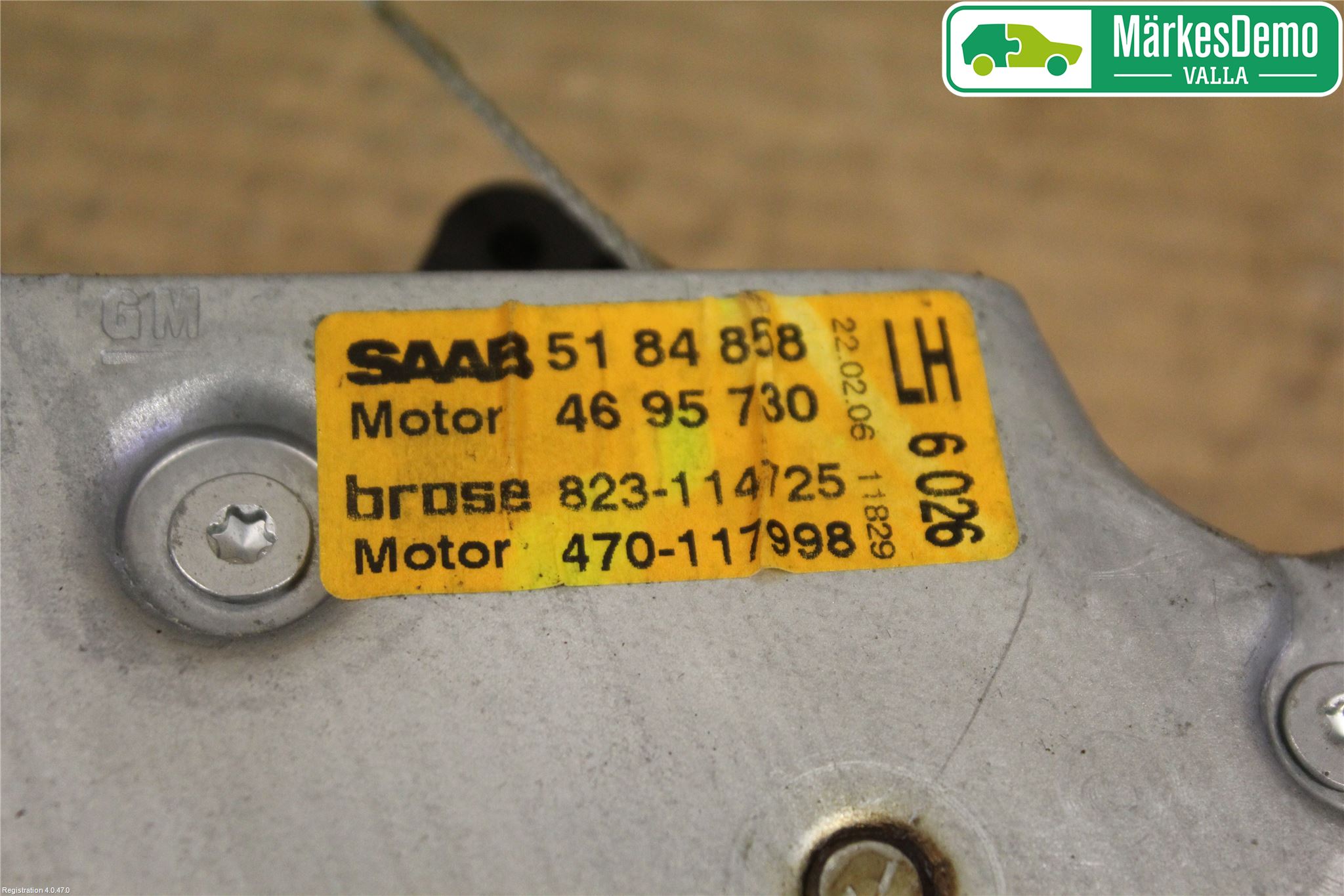 Saab 9-5     06-10 Fönsterhiss El Kompl