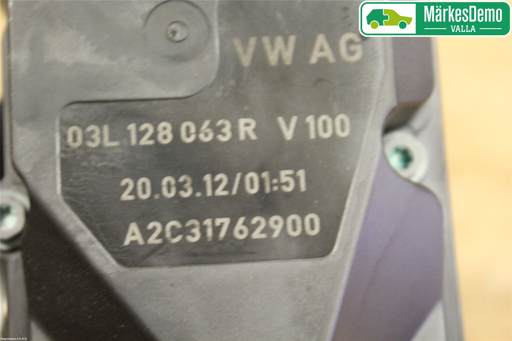 Audi Q5 09-16 Injspjällhus