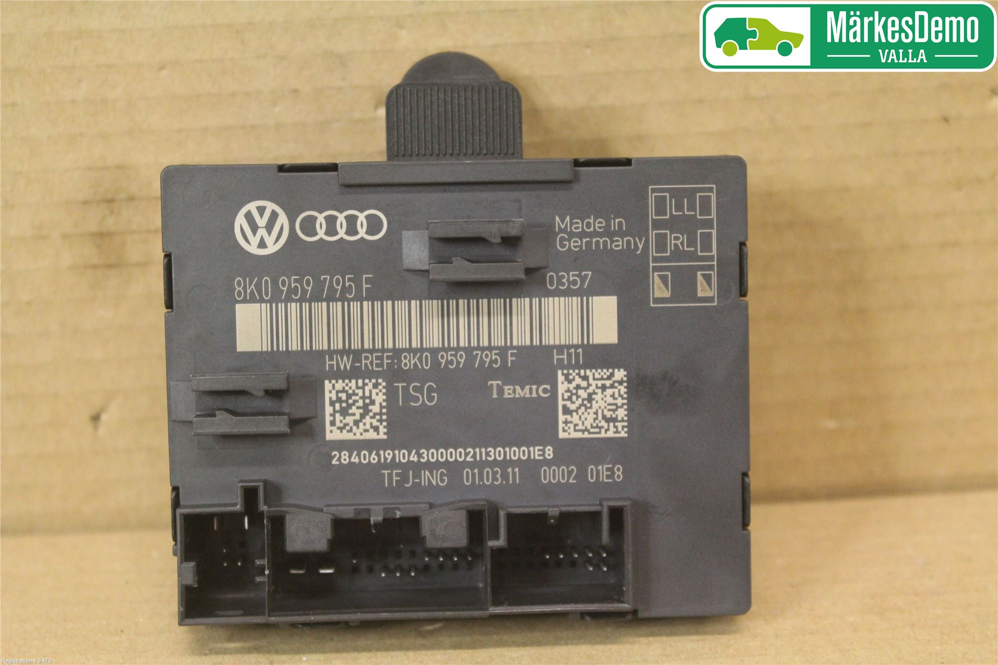 Audi Q5 09-16 Styrenhet Dörr