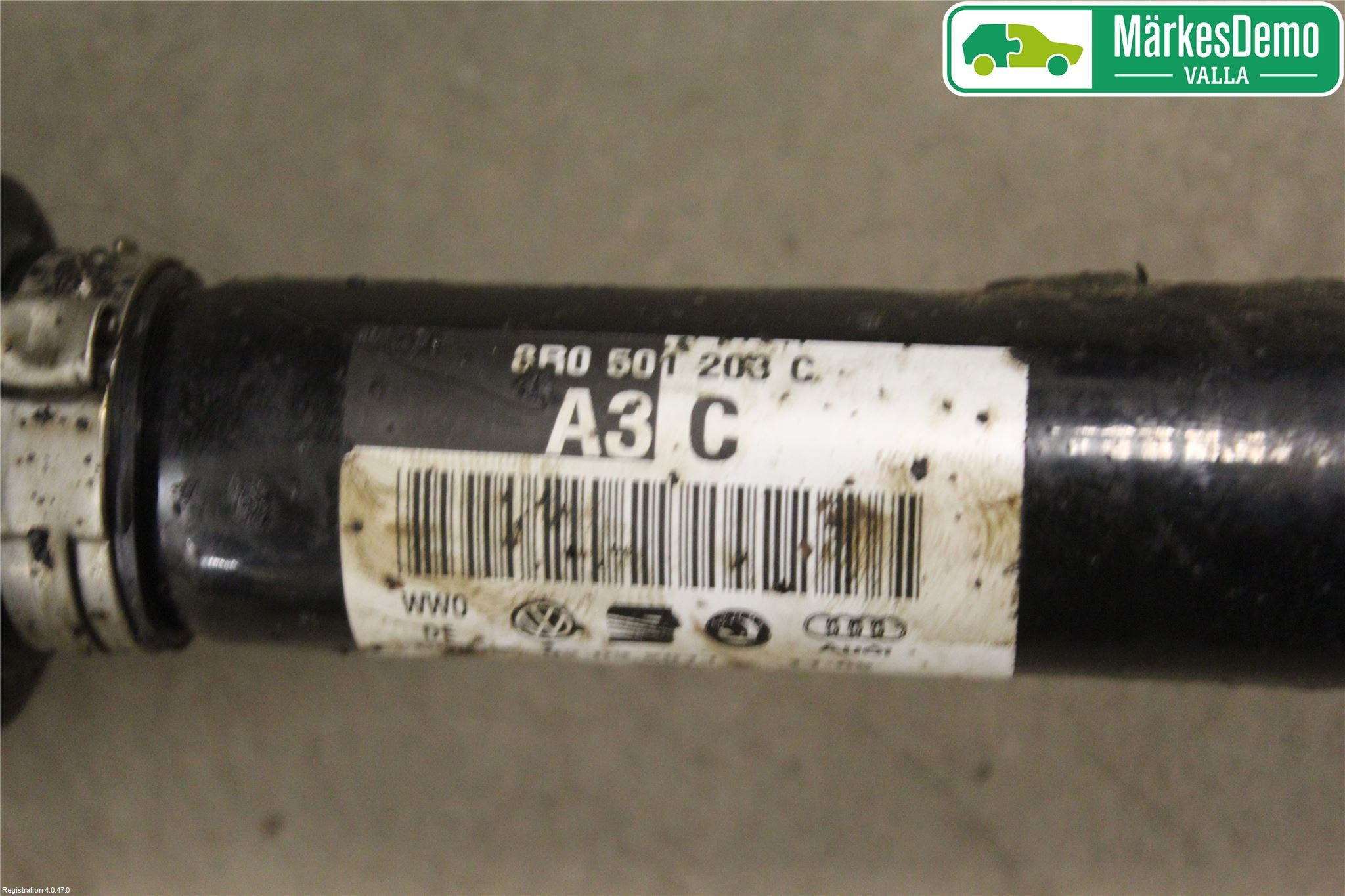 Audi Q5 09-16 Drivaxel Bak Höger